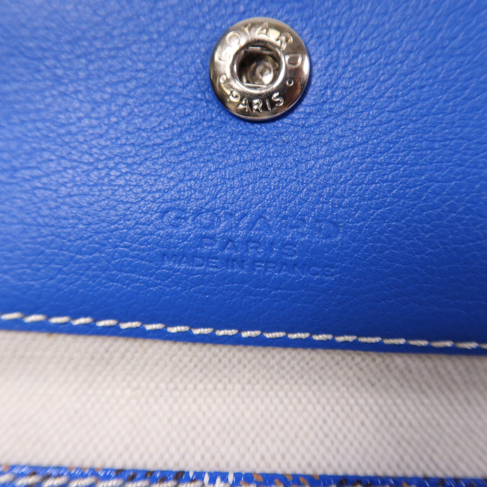 GOYARD 塗層帆布Saint Louis PM銀扣手挽袋