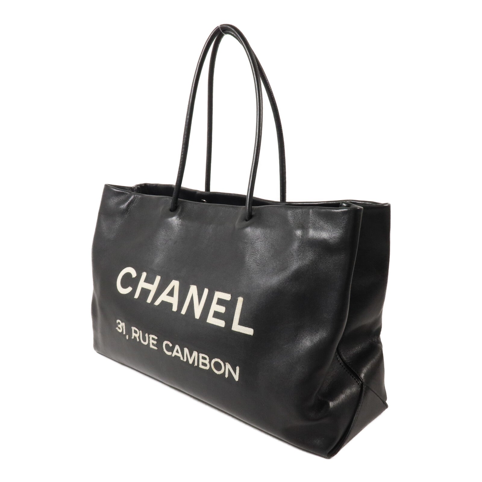 CHANEL 牛皮皮革Essential Logo Leather Tote Bag肩背袋
