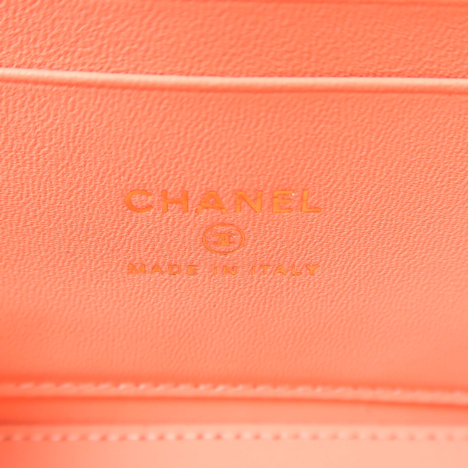 CHANEL 羊皮皮革Vanity Case金扣手挽肩背兩用袋粉紅色