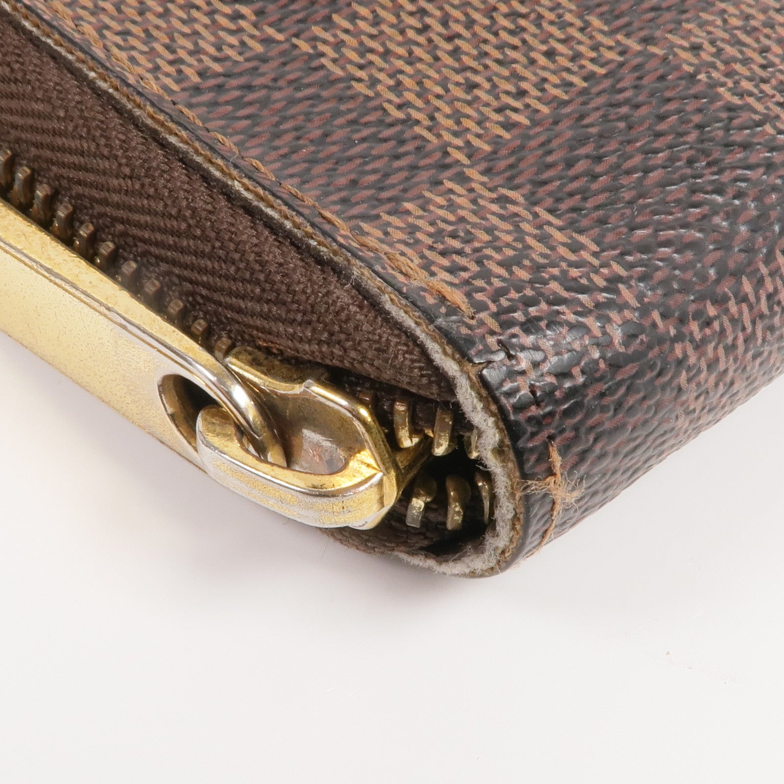 LOUIS VUITTON Damier Zippy Organizer金扣長錢包