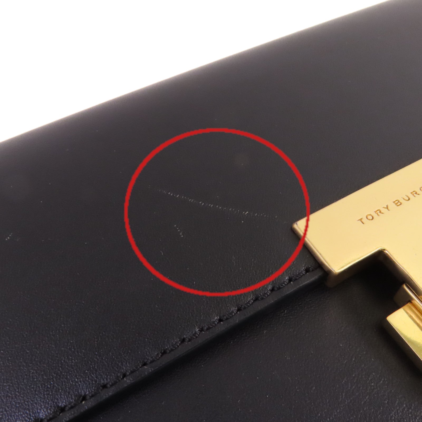 Tory Burch 牛皮皮革Chain Shoulder Bag金扣鏈帶肩背袋