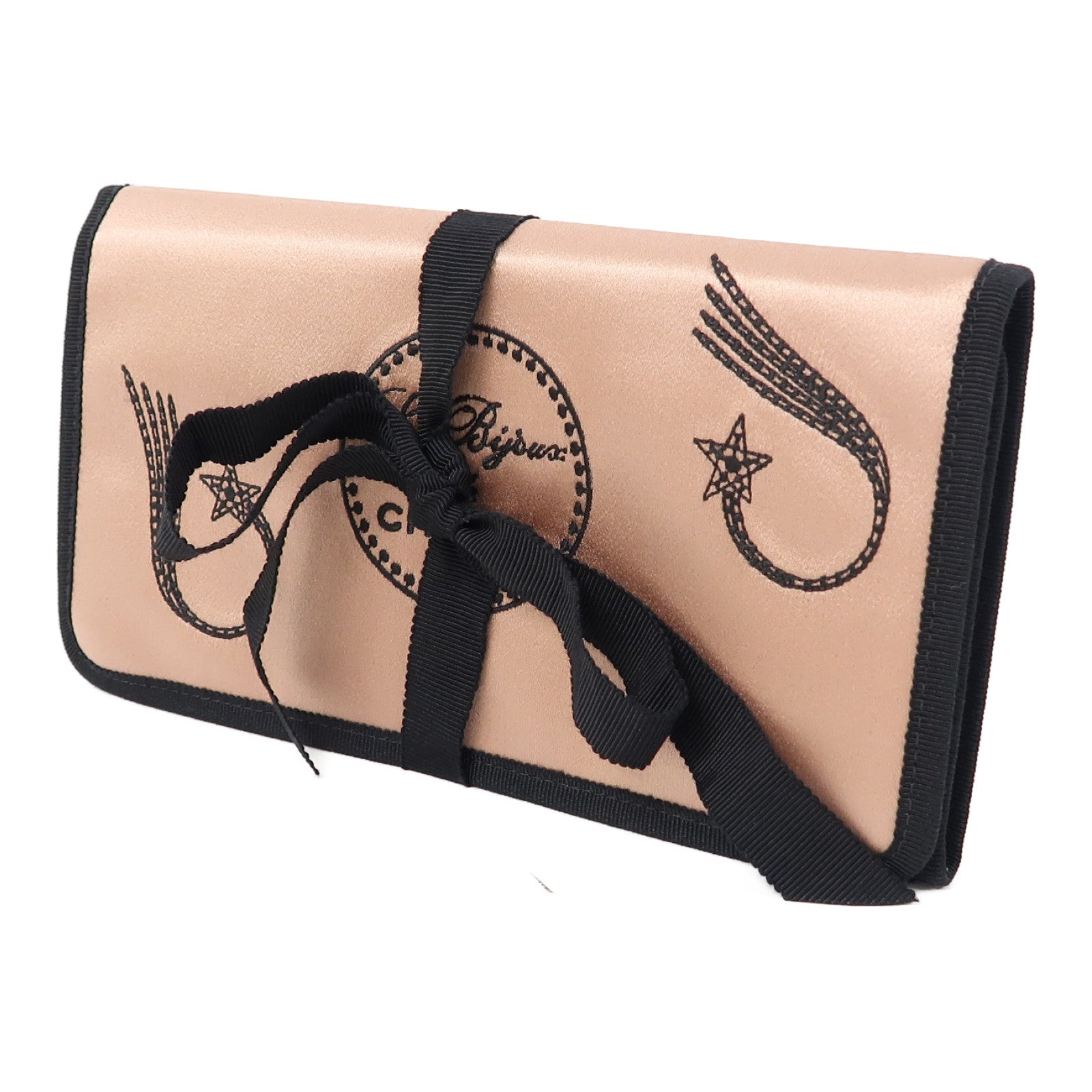 CHANEL 【激減優惠】絲質Pouch手拿包粉紅色