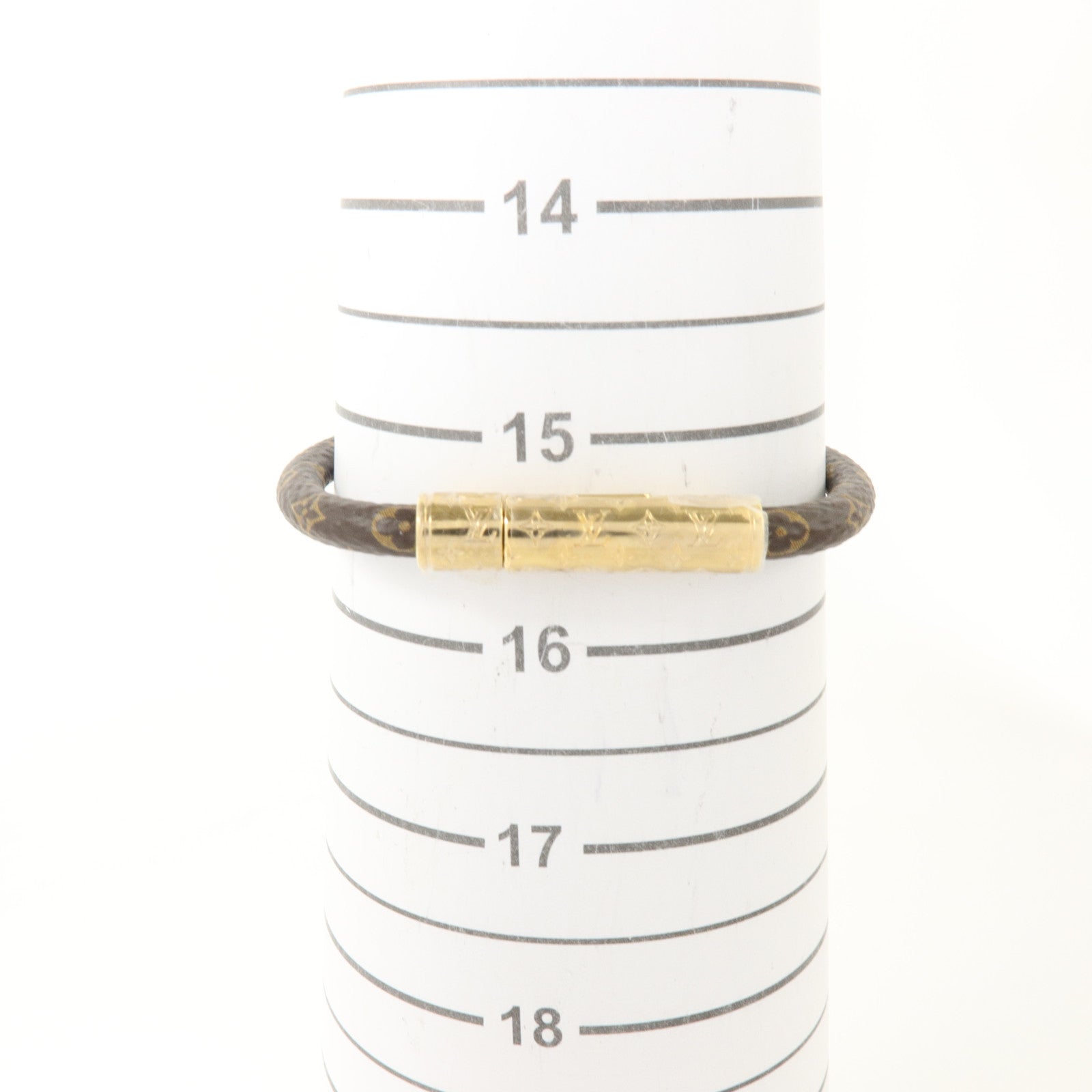 LOUIS VUITTON Monogram Confidential Bracelet金扣手鏈