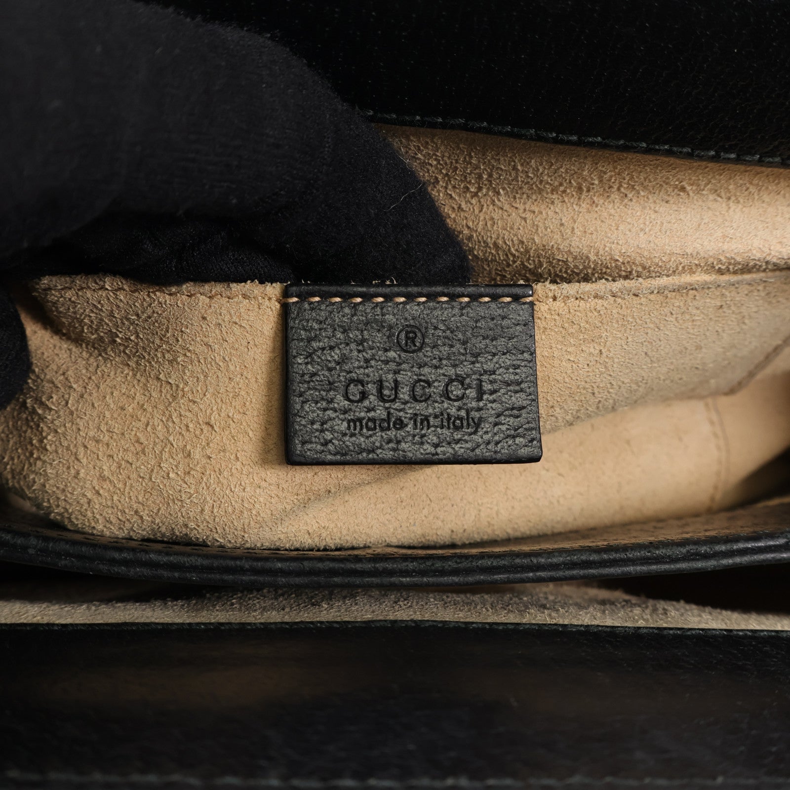 GUCCI 牛皮皮革Ophidia GG金扣鏈帶肩背袋