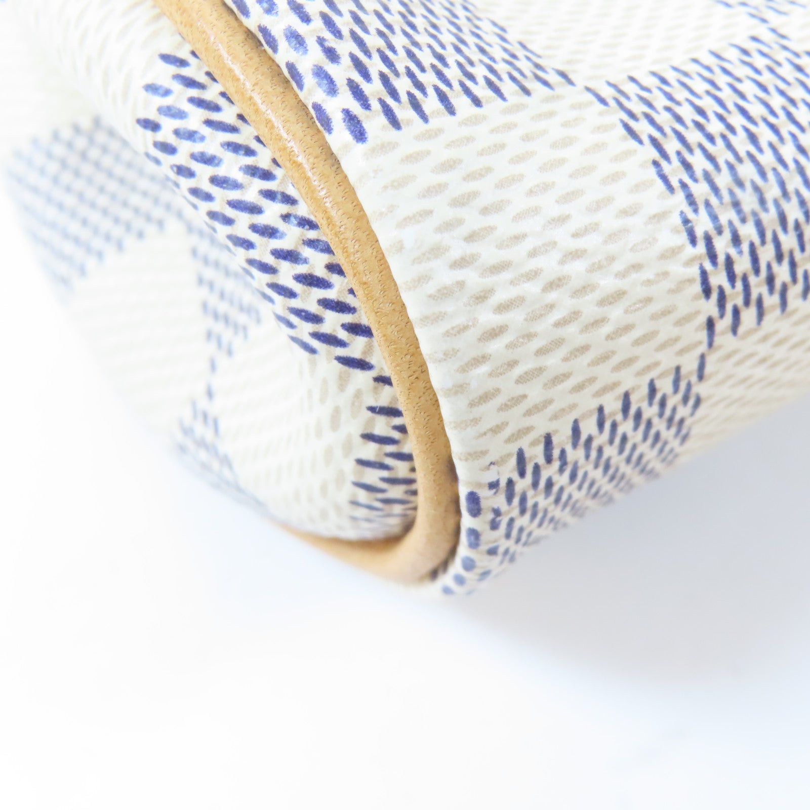 LOUIS VUITTON Damier Azur Eva金扣手挽肩背兩用袋白色