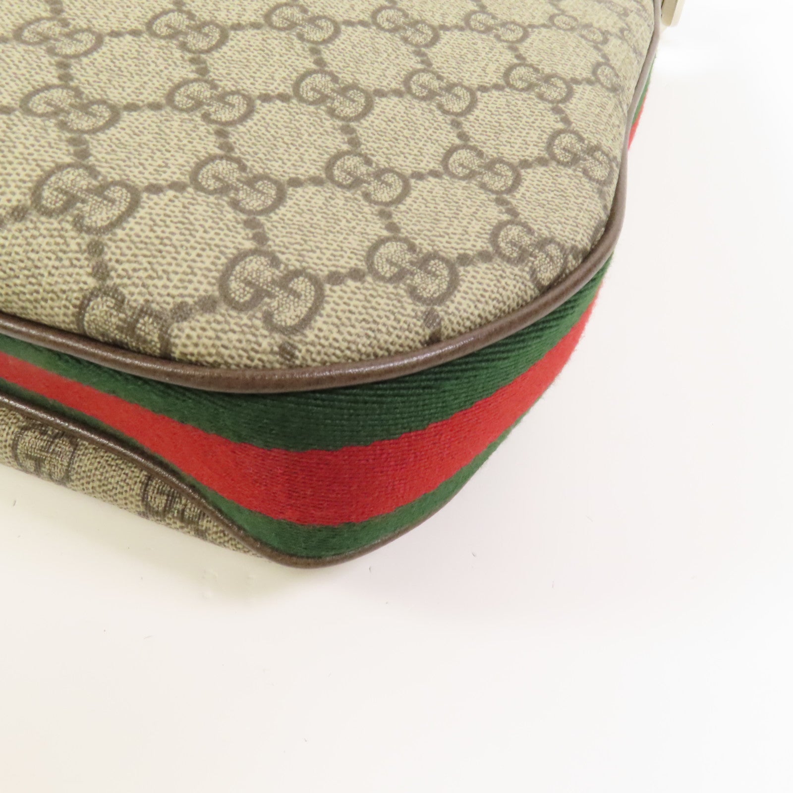 GUCCI 【激減優惠】塗層帆布Attache銀扣手挽肩背兩用袋