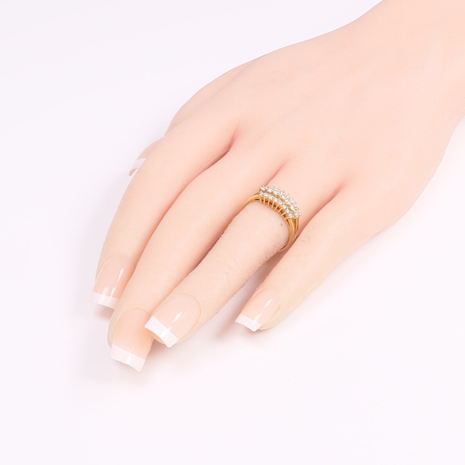 JEWELRY 18K黃金Diamond Ring鑽石戒指US#6.75