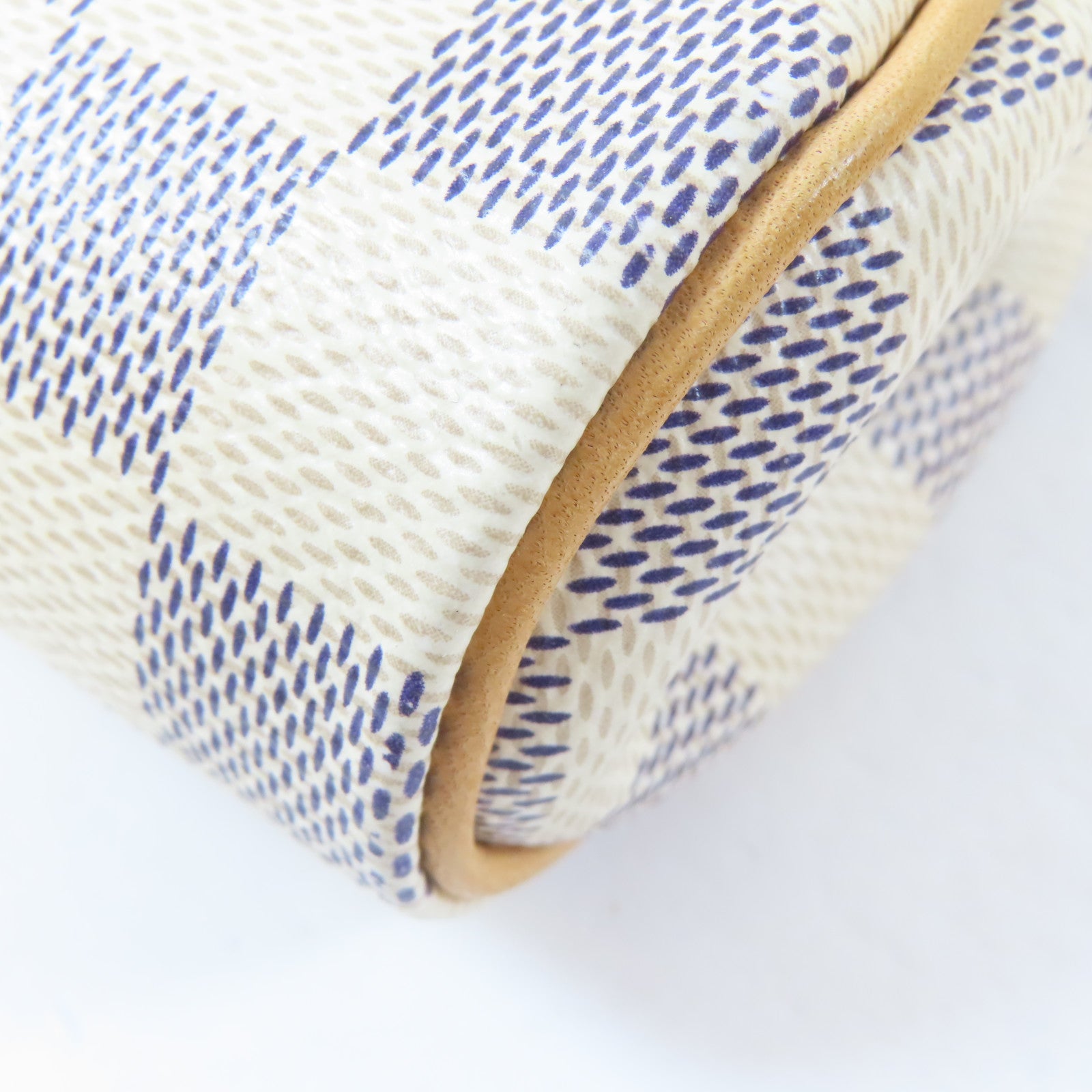 LOUIS VUITTON Damier Azur Eva金扣手挽肩背兩用袋白色