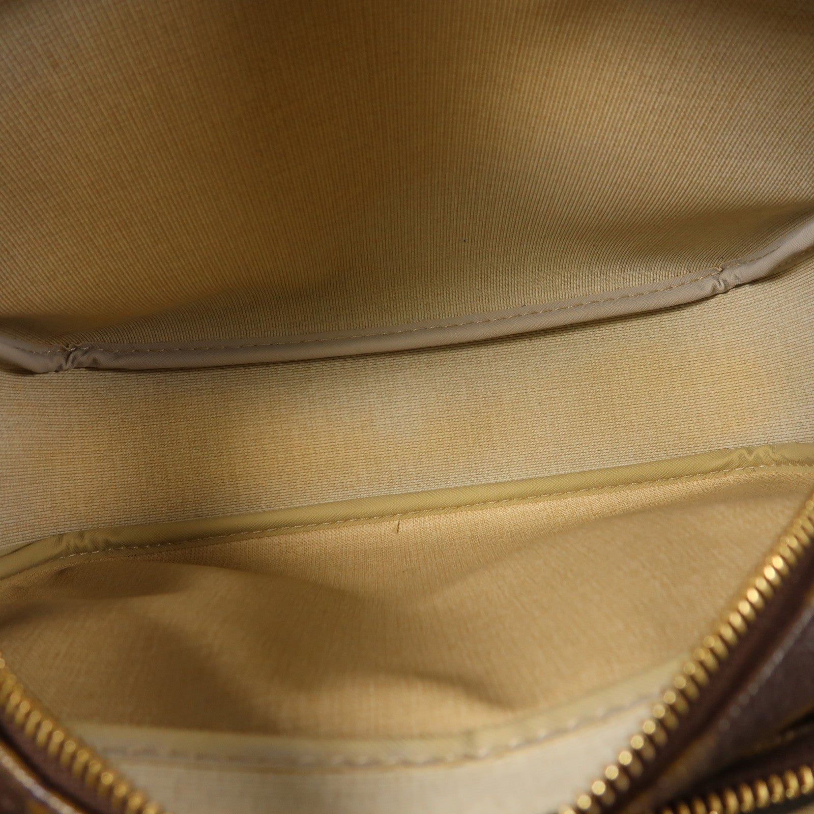 LOUIS VUITTON Monogram Reporter PM金扣肩背袋棕色