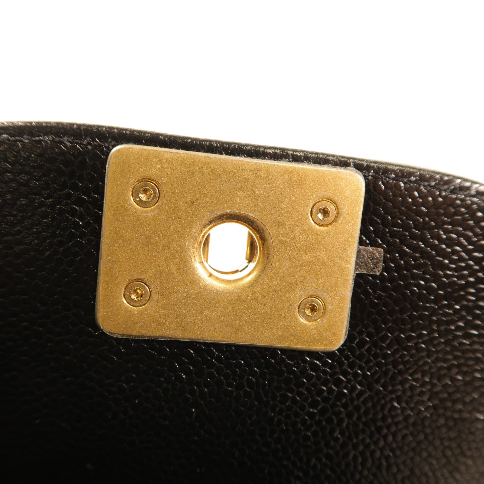 CHANEL 牛皮皮革Boy Chanel金扣肩背袋