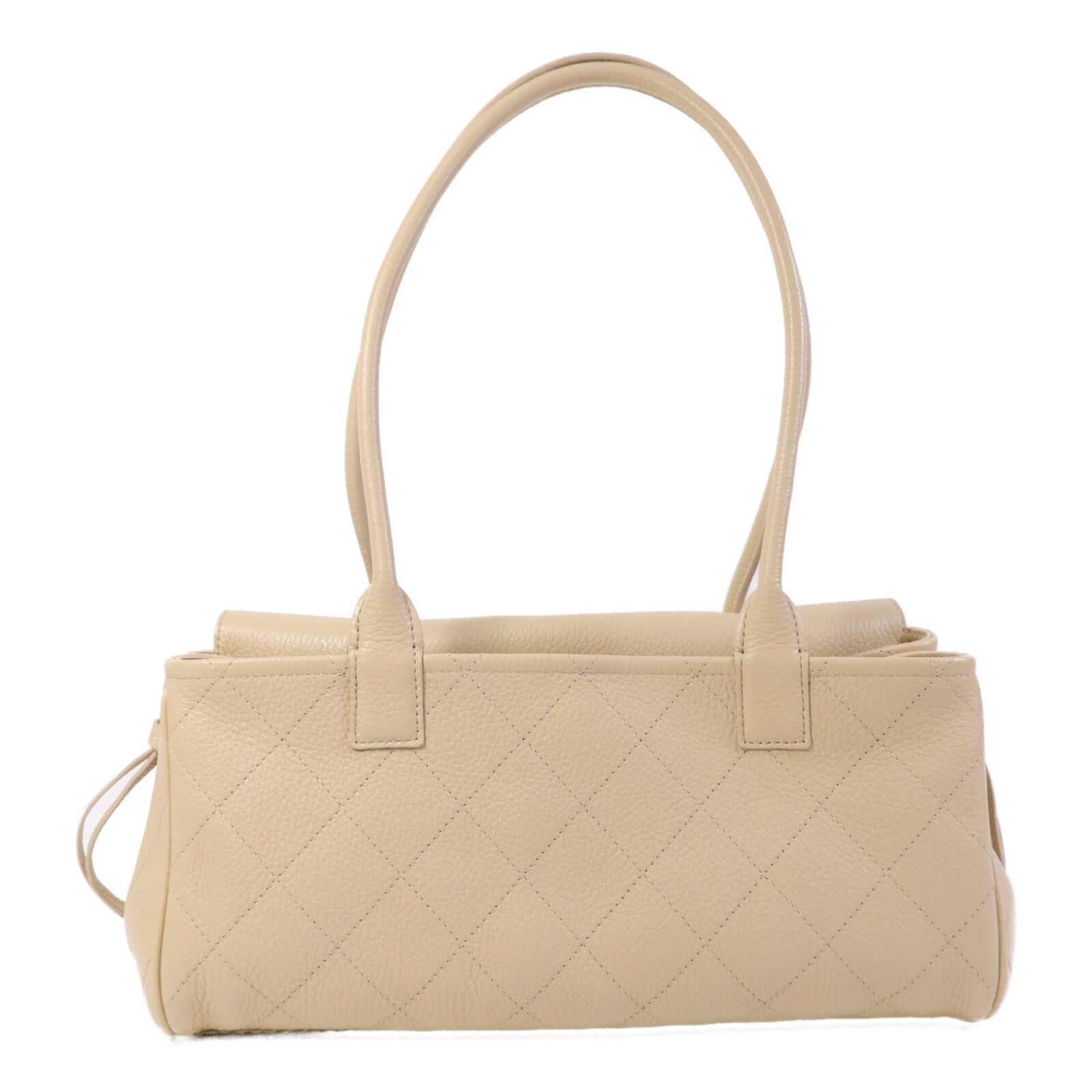 CHANEL 牛皮皮革26S金扣肩背袋