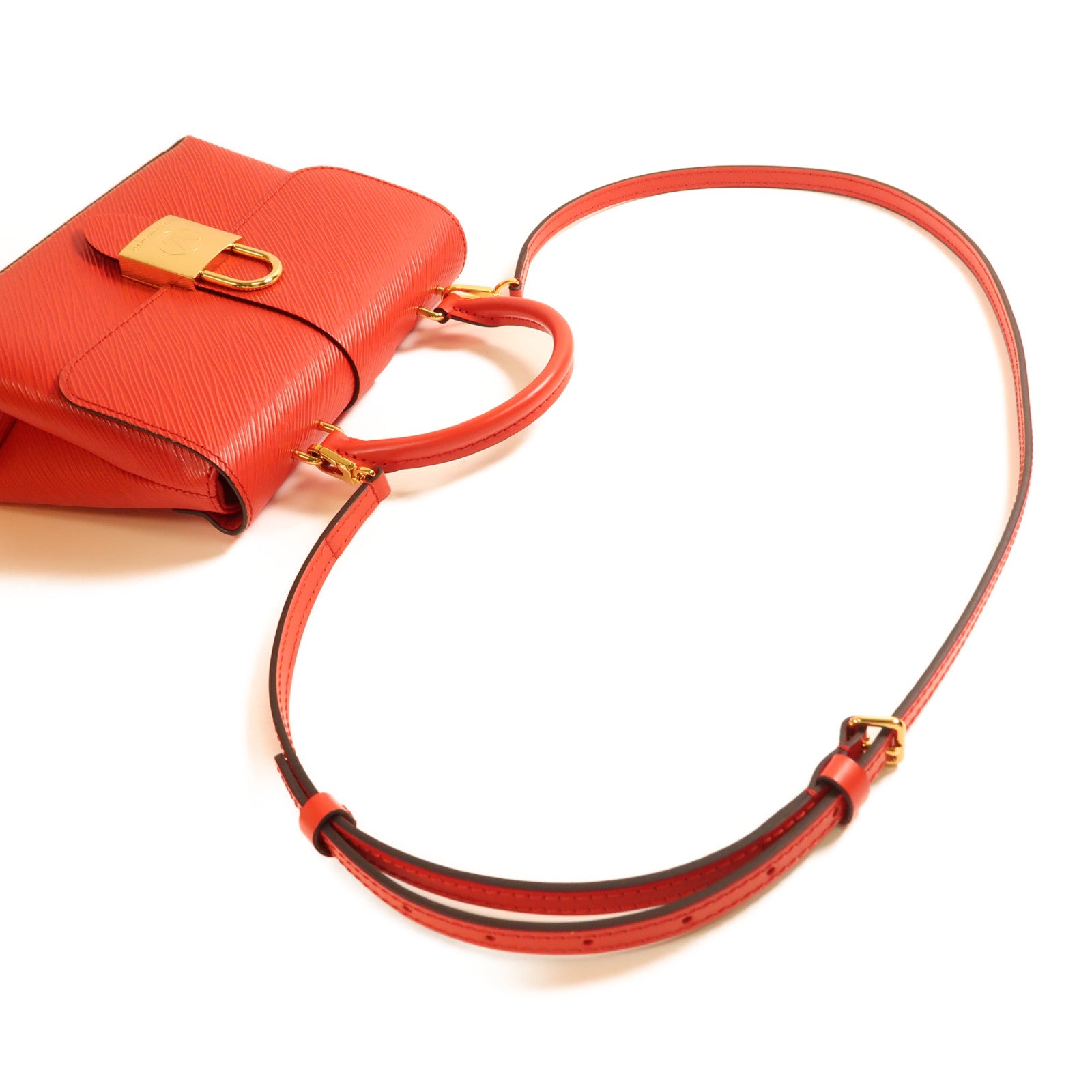 LOUIS VUITTON Epi Locky BB金扣手挽肩背兩用袋