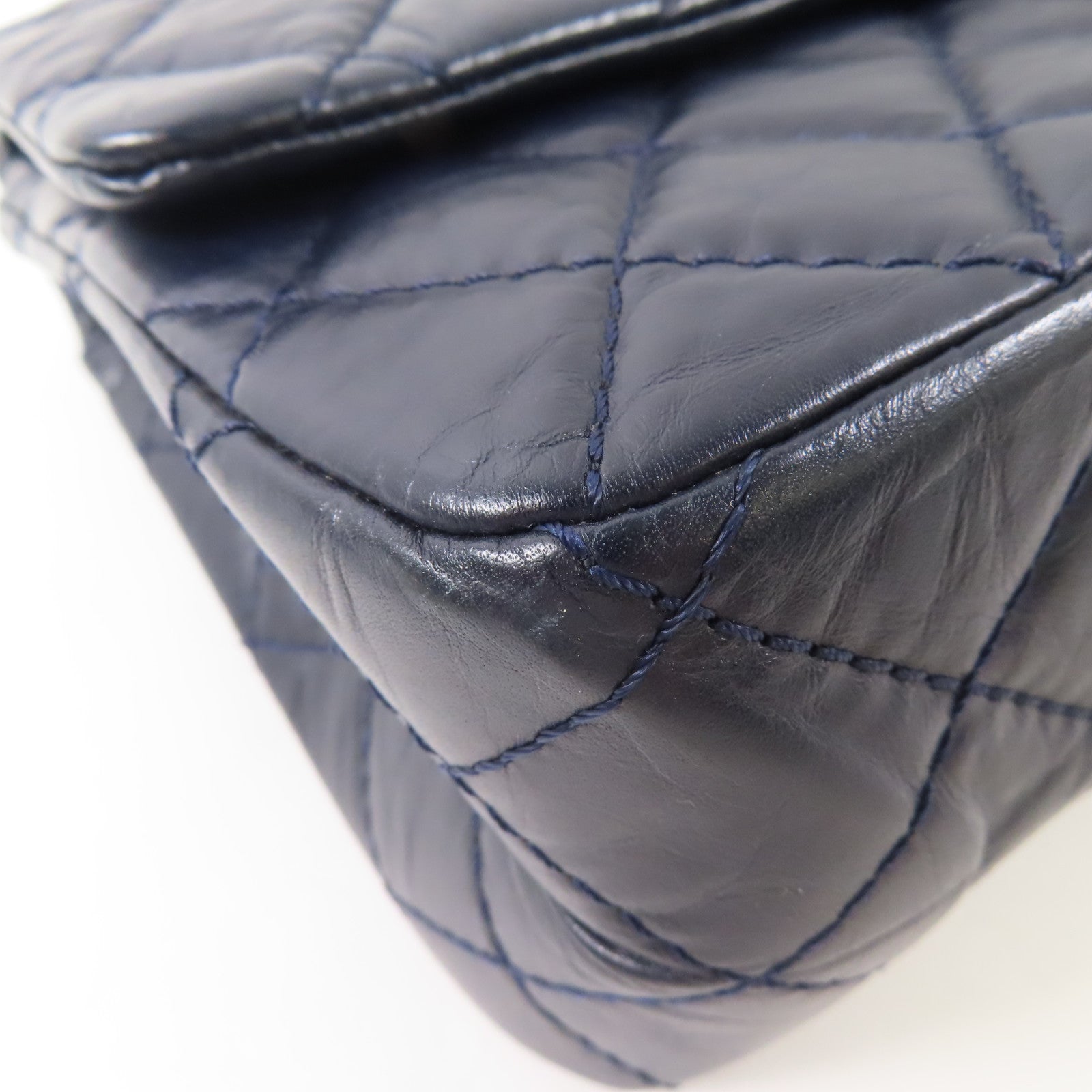 CHANEL 牛皮皮革2.55 Shoulder Bag鏈帶肩背袋