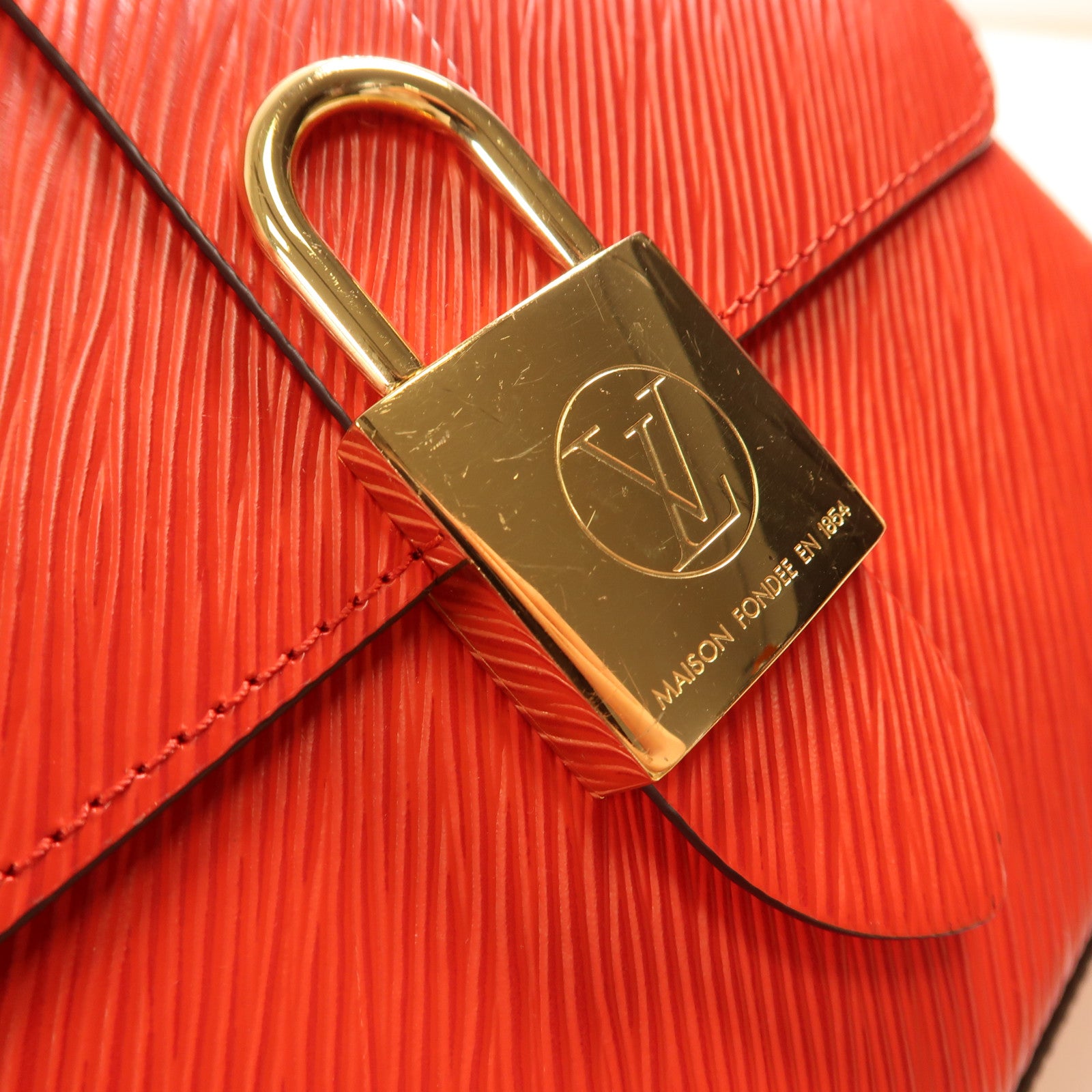 LOUIS VUITTON 【激減優惠】Epi Locky BB金扣手挽肩背兩用袋