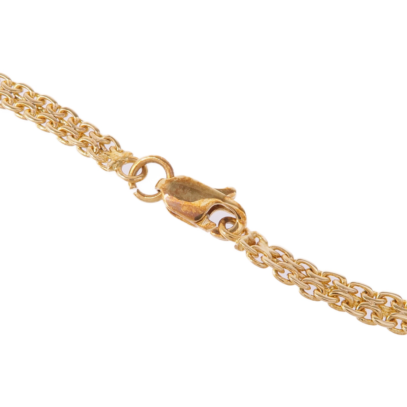 JEWELRY 【激減優惠】18K黃金/白金Sapphire Diamond Necklace藍寶石/鑽石項鍊