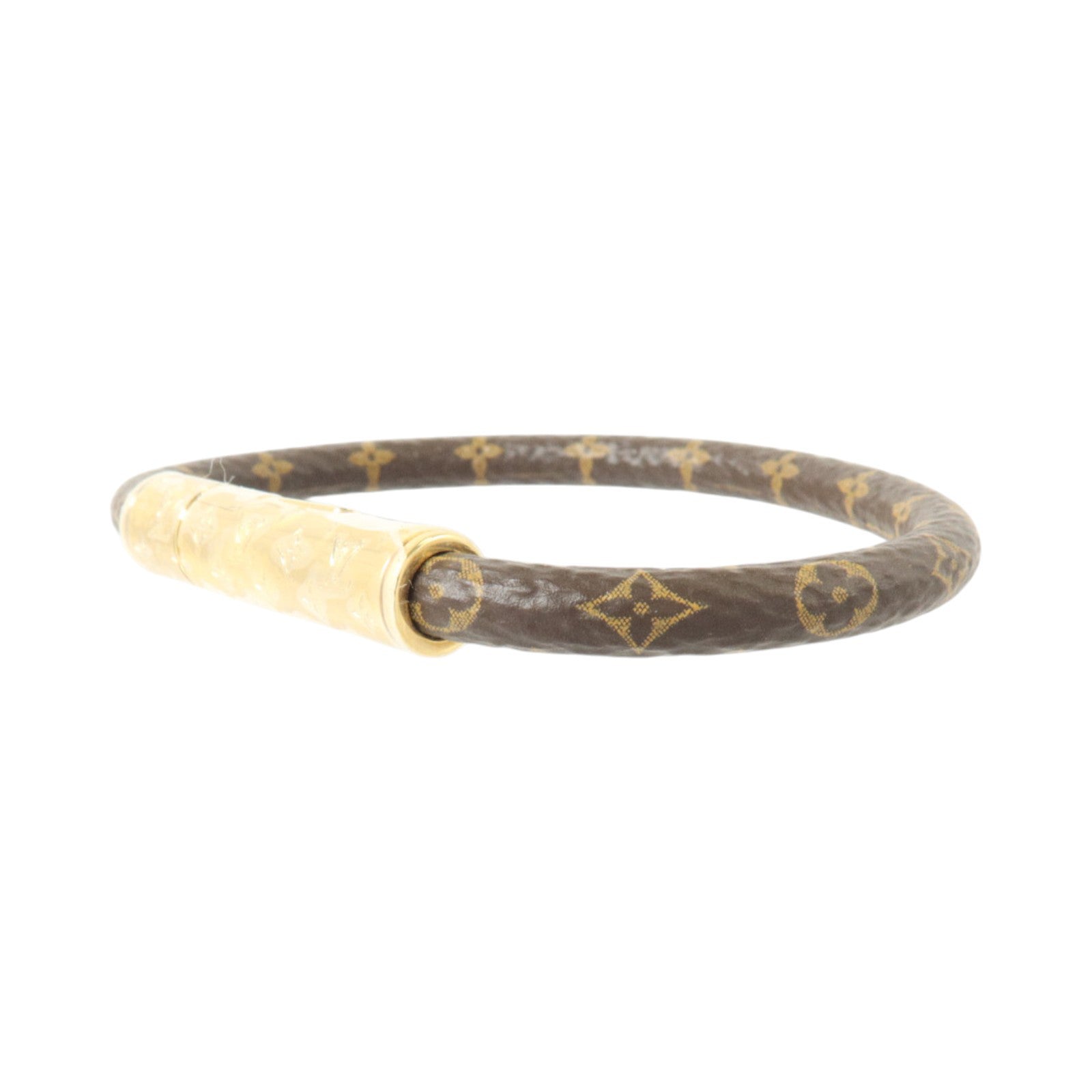 LOUIS VUITTON Monogram Confidential Bracelet金扣手鏈