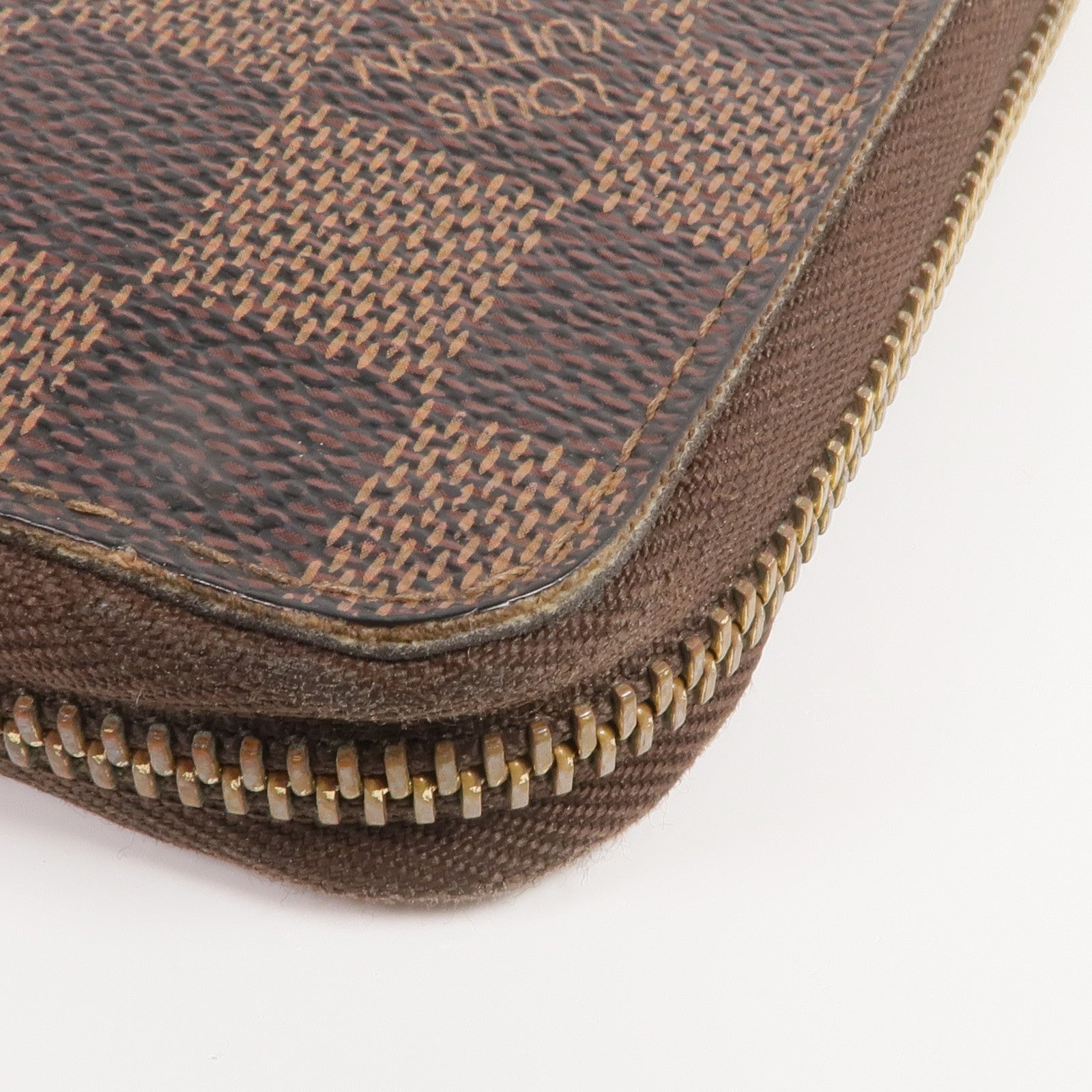 LOUIS VUITTON Damier Zippy Organizer金扣長錢包