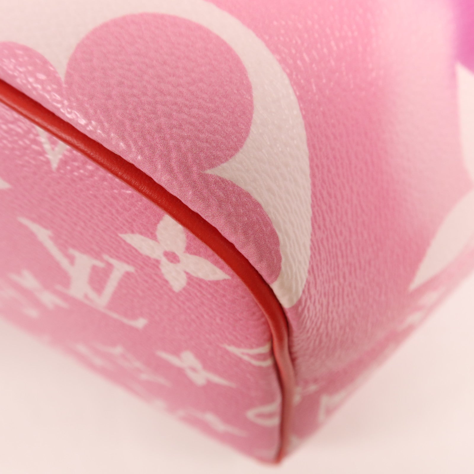 LOUIS VUITTON Monogram Escale Neverfull MM銀扣肩背袋/手挽袋