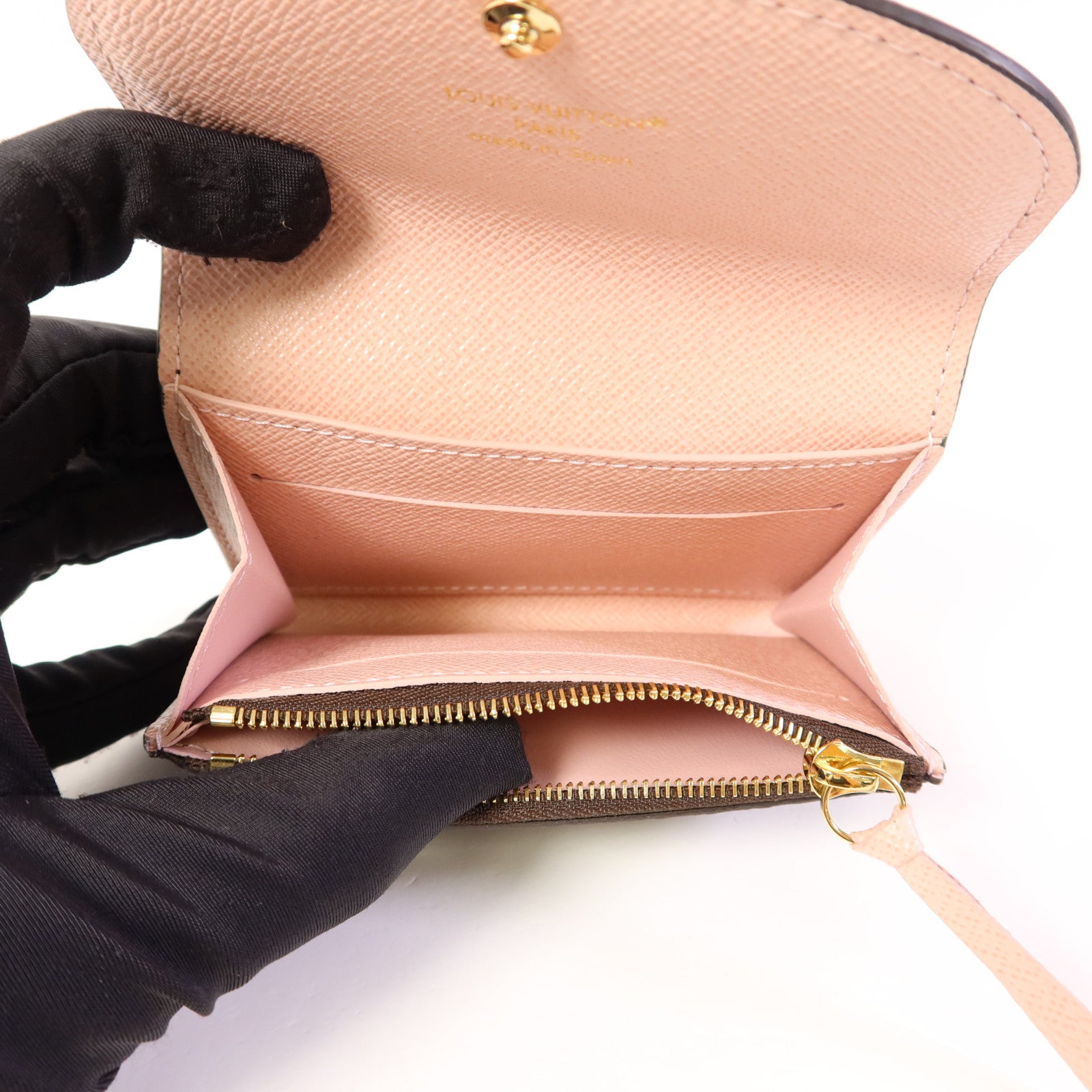LOUIS VUITTON Monogram Rosalie金扣錢包