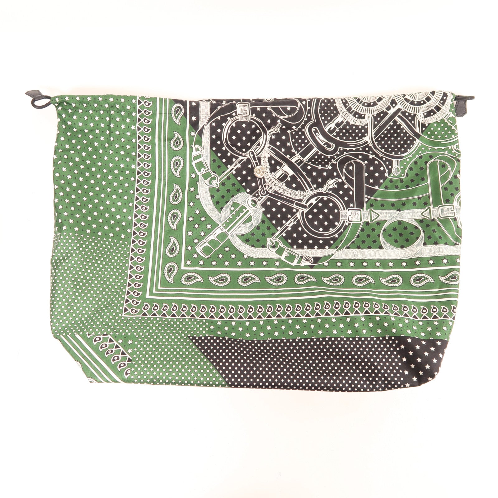 HERMES Negonda皮革Garden Party 36(Limited Edition)銀扣手挽袋Noir