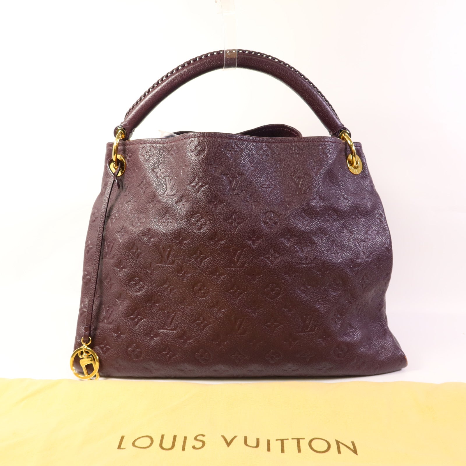 LOUIS VUITTON Monogram Empreinte Artsy MM金扣肩背袋