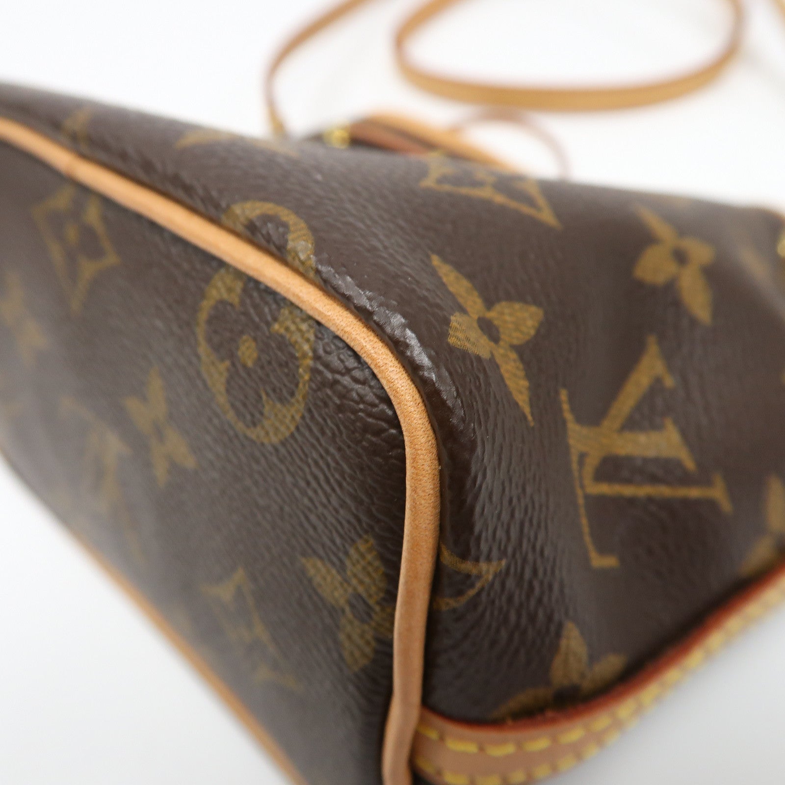 LOUIS VUITTON Monogram Neo Nano金扣肩背袋啡色