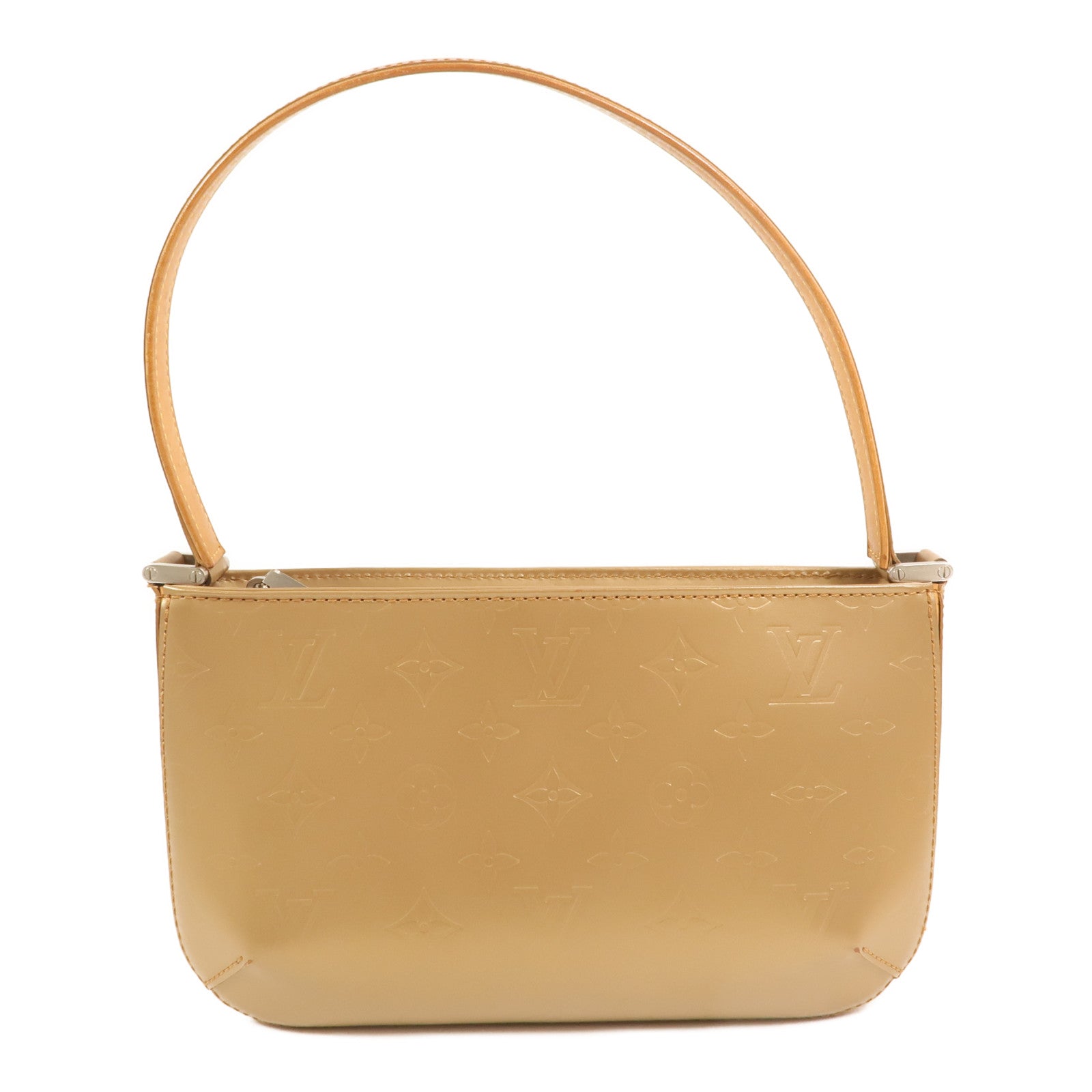LOUIS VUITTON Monogram Matte Fowler銀扣肩背袋