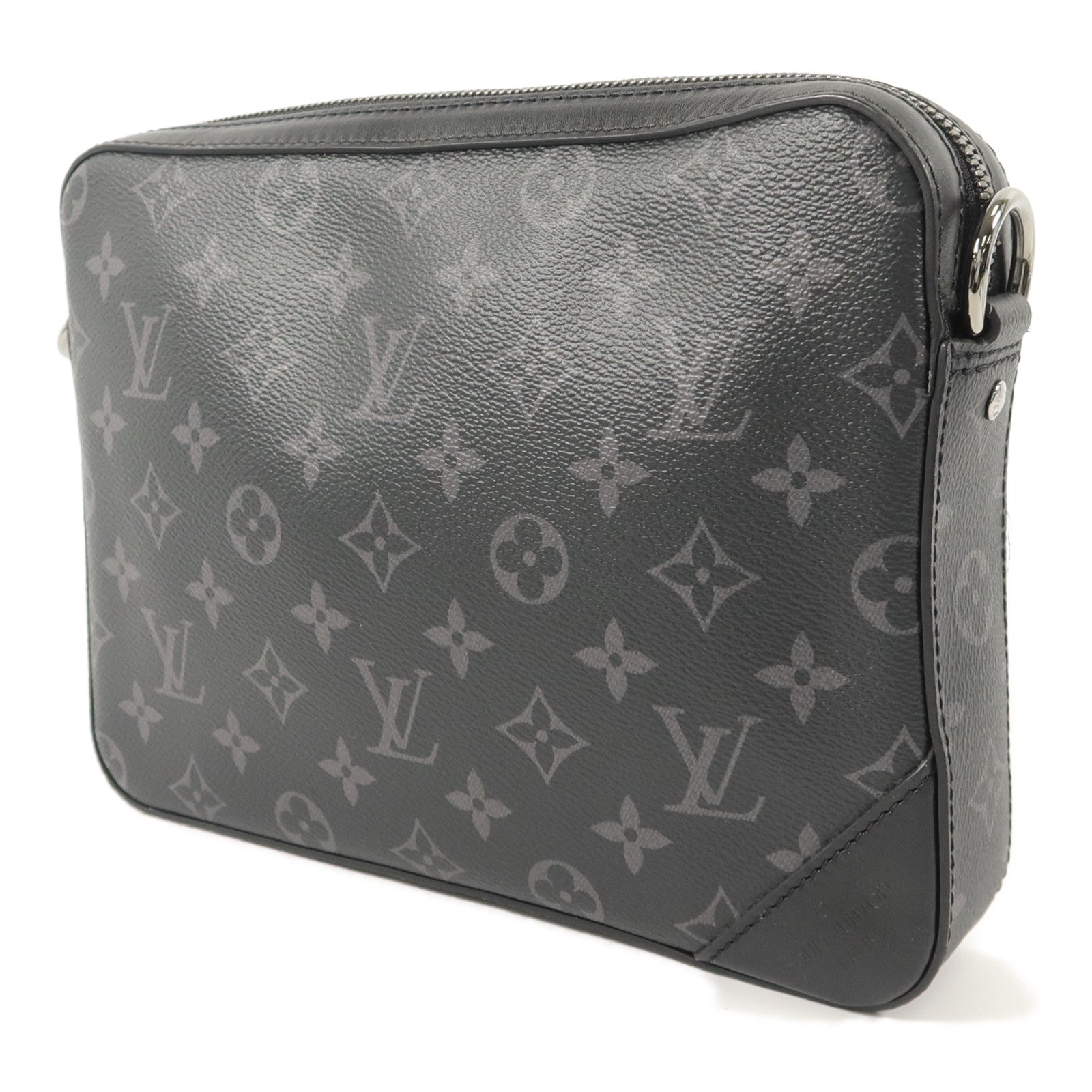 LOUIS VUITTON Monogram Eclipse Reverse Trio Messenger肩背袋