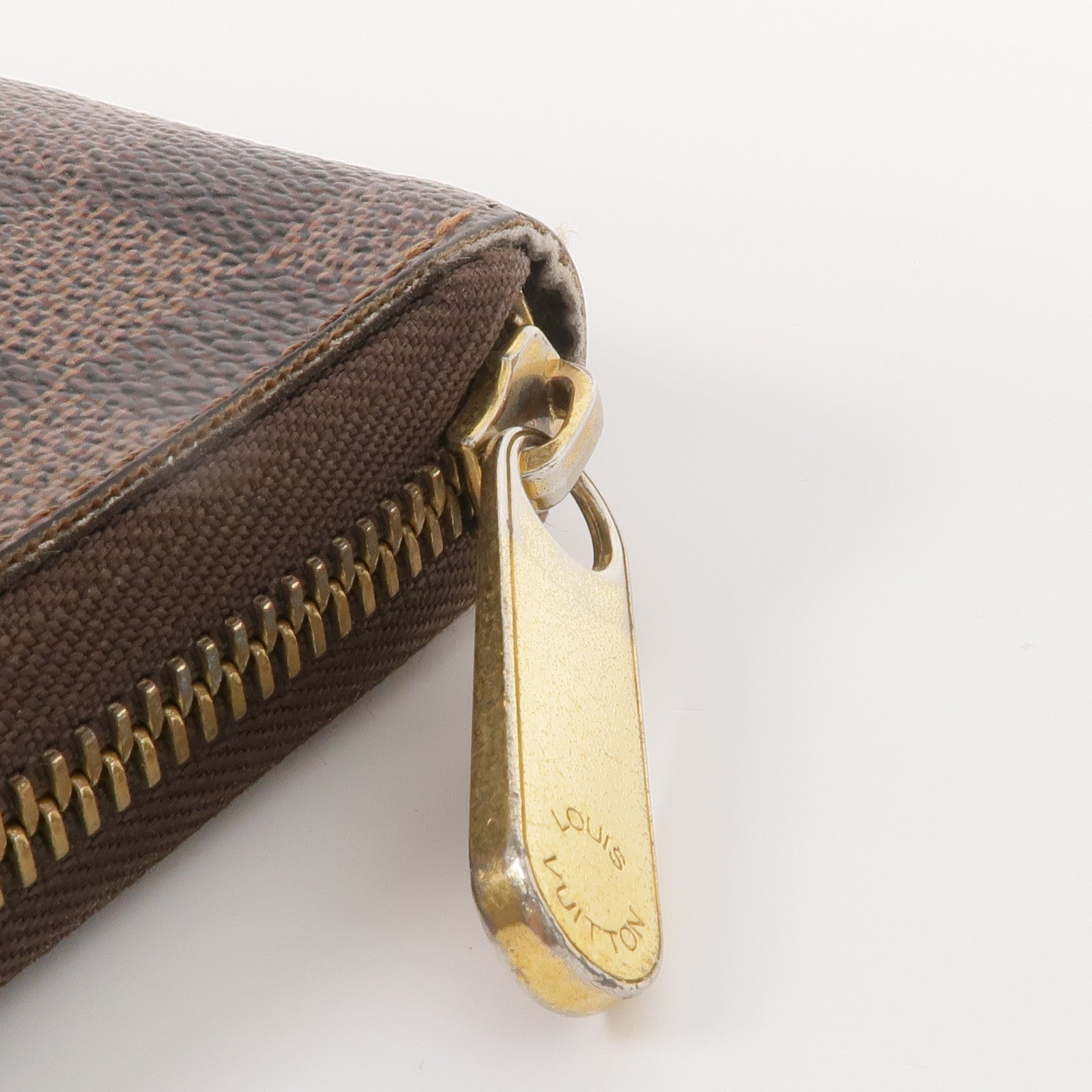 LOUIS VUITTON Damier Zippy Organizer金扣長錢包