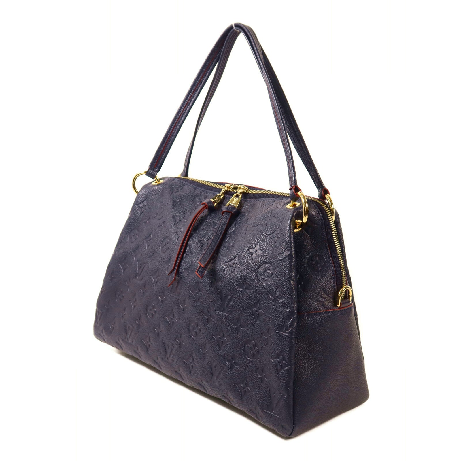 LOUIS VUITTON Monogram Empreinte Ponthieu PM金扣手挽肩背兩用袋