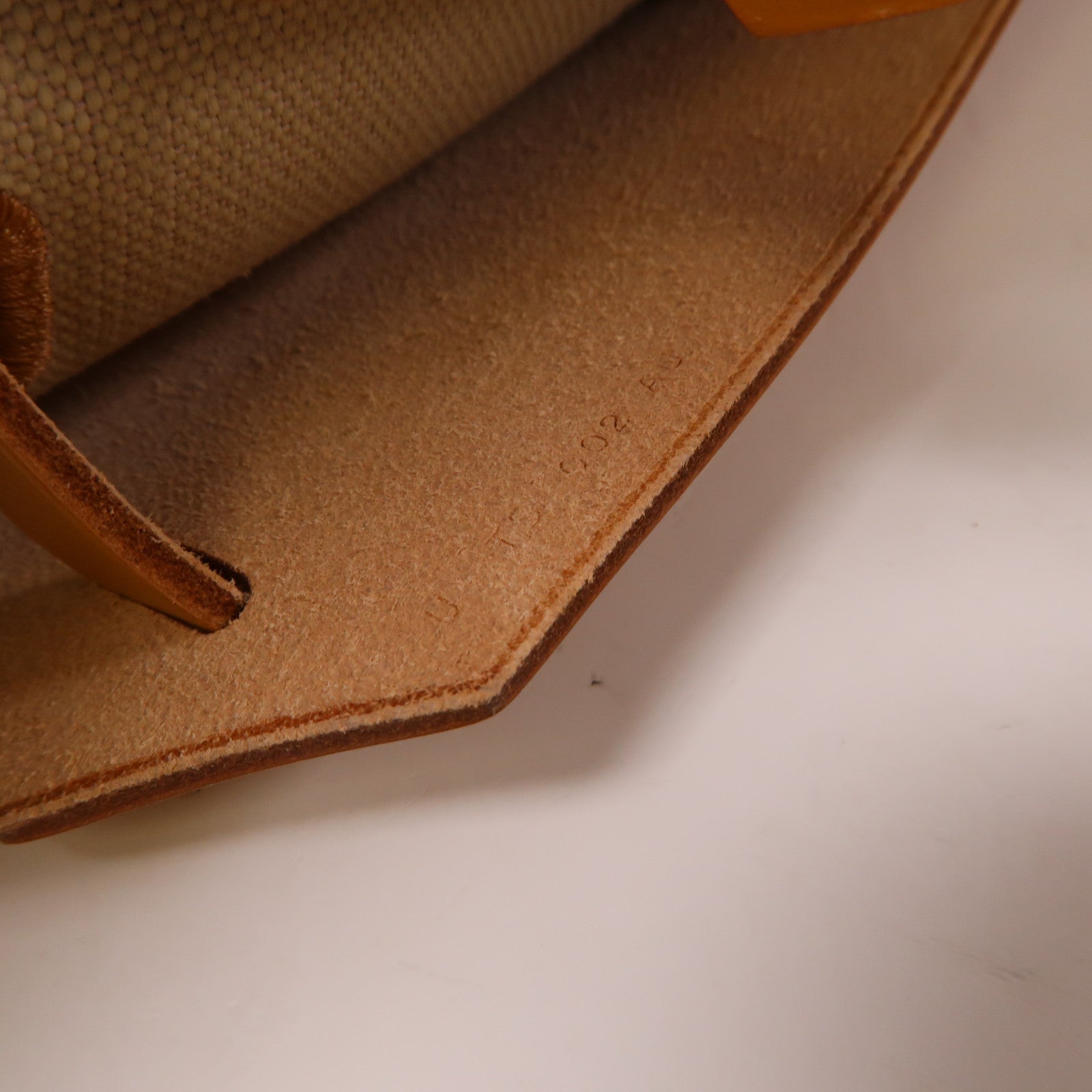 HERMES 帆布/皮革Herbag PM銀扣手挽肩背兩用袋Beton