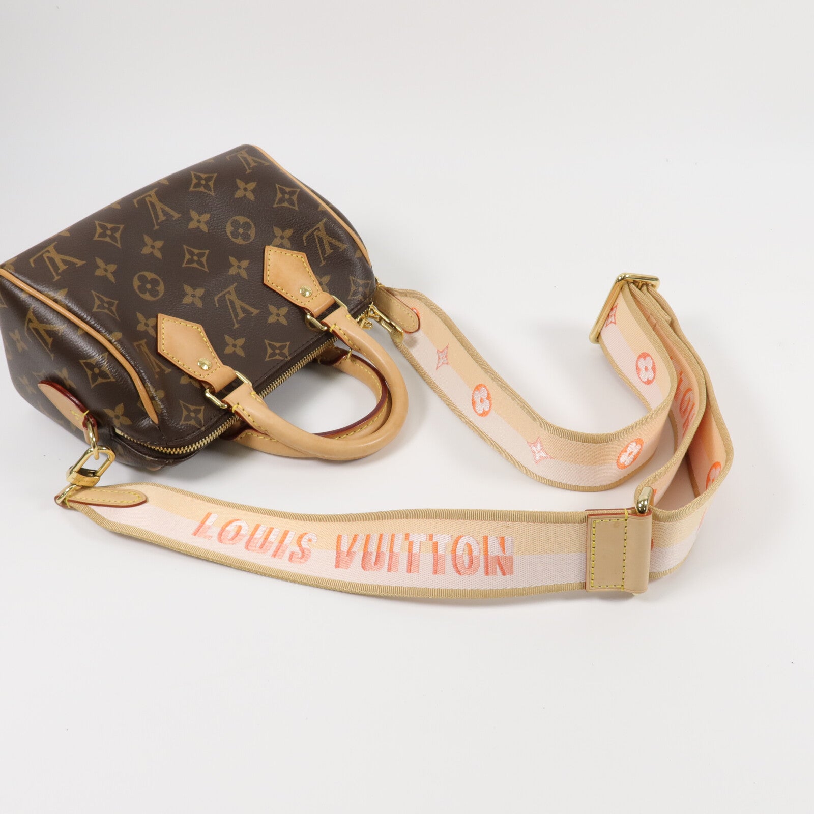 LOUIS VUITTON Monogram Speedy Bandouliere 20手挽肩背兩用袋