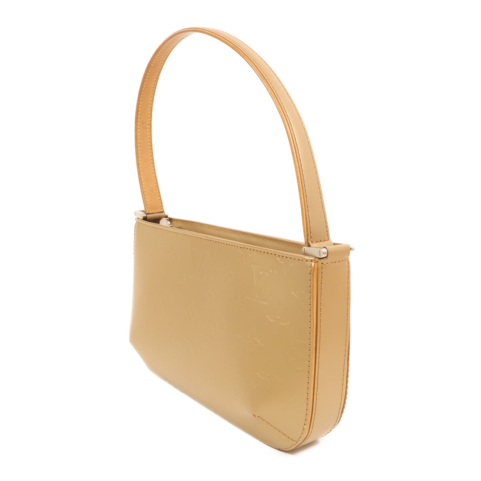 LOUIS VUITTON Monogram Matte Fowler銀扣肩背袋