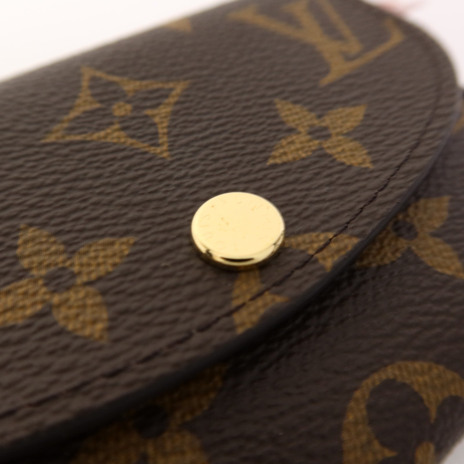 LOUIS VUITTON Monogram Rosalie金扣錢包