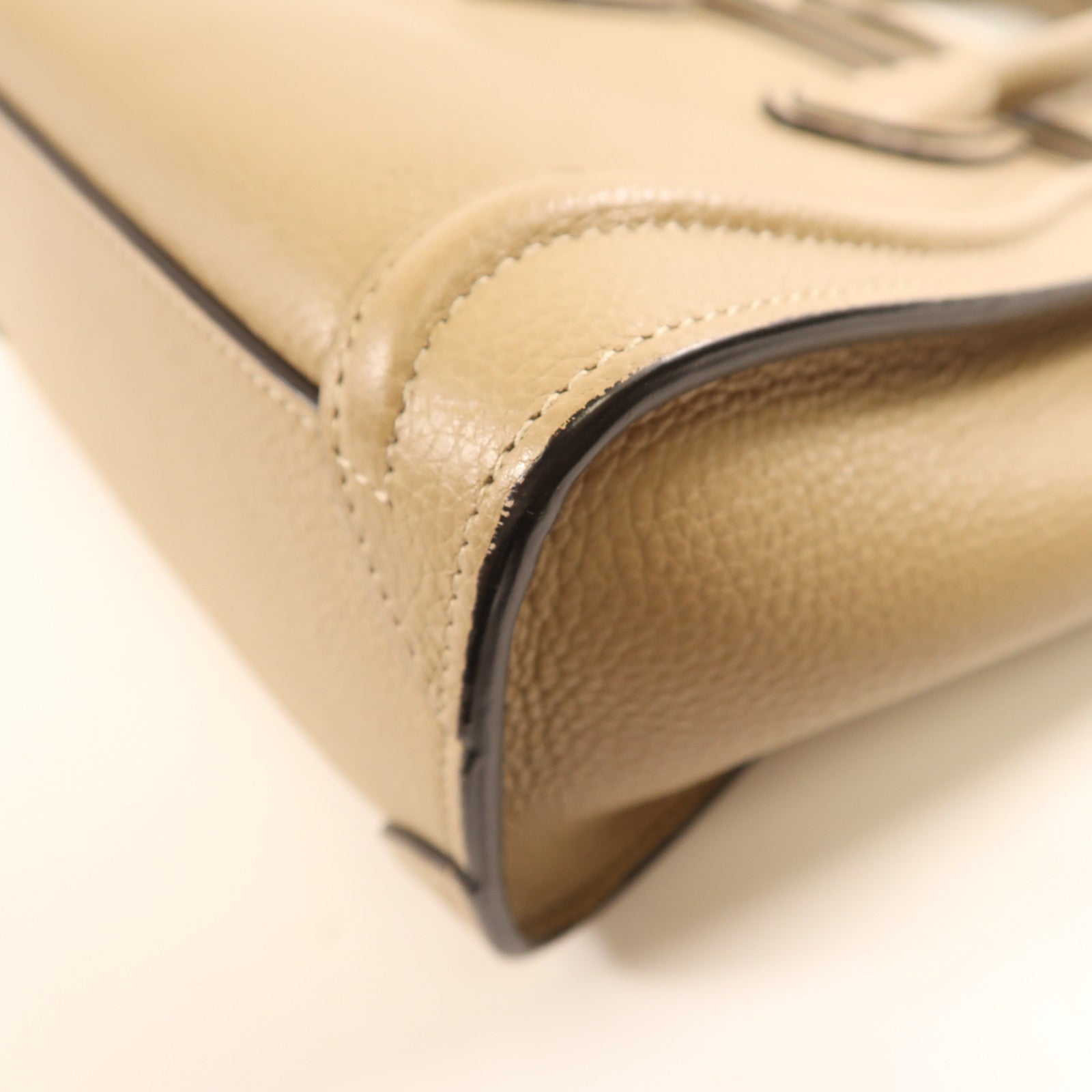 CELINE 牛皮皮革Nano Luggage金扣手挽肩背兩用袋