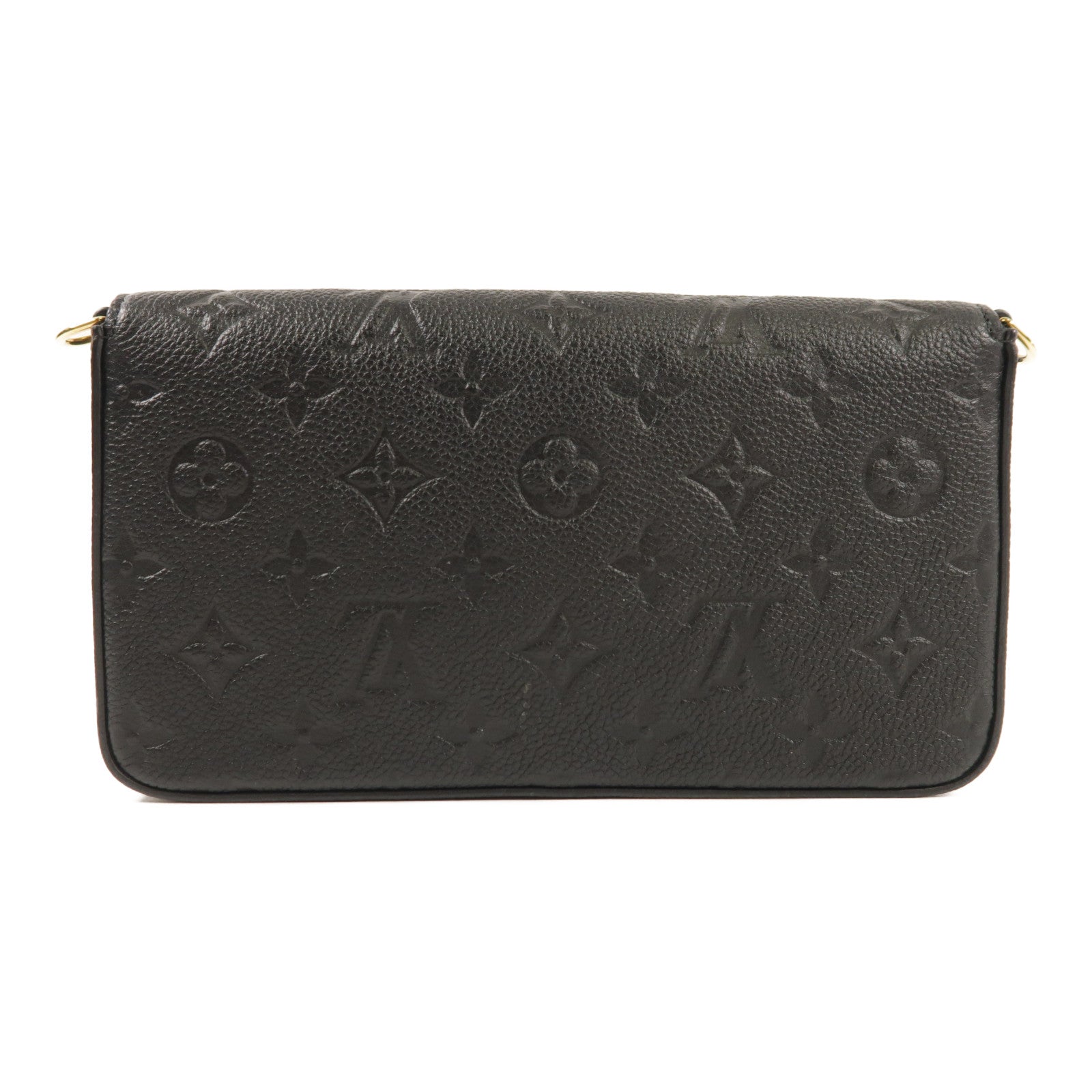 LOUIS VUITTON Monogram Empreinte Felicie Pochette金扣肩背袋