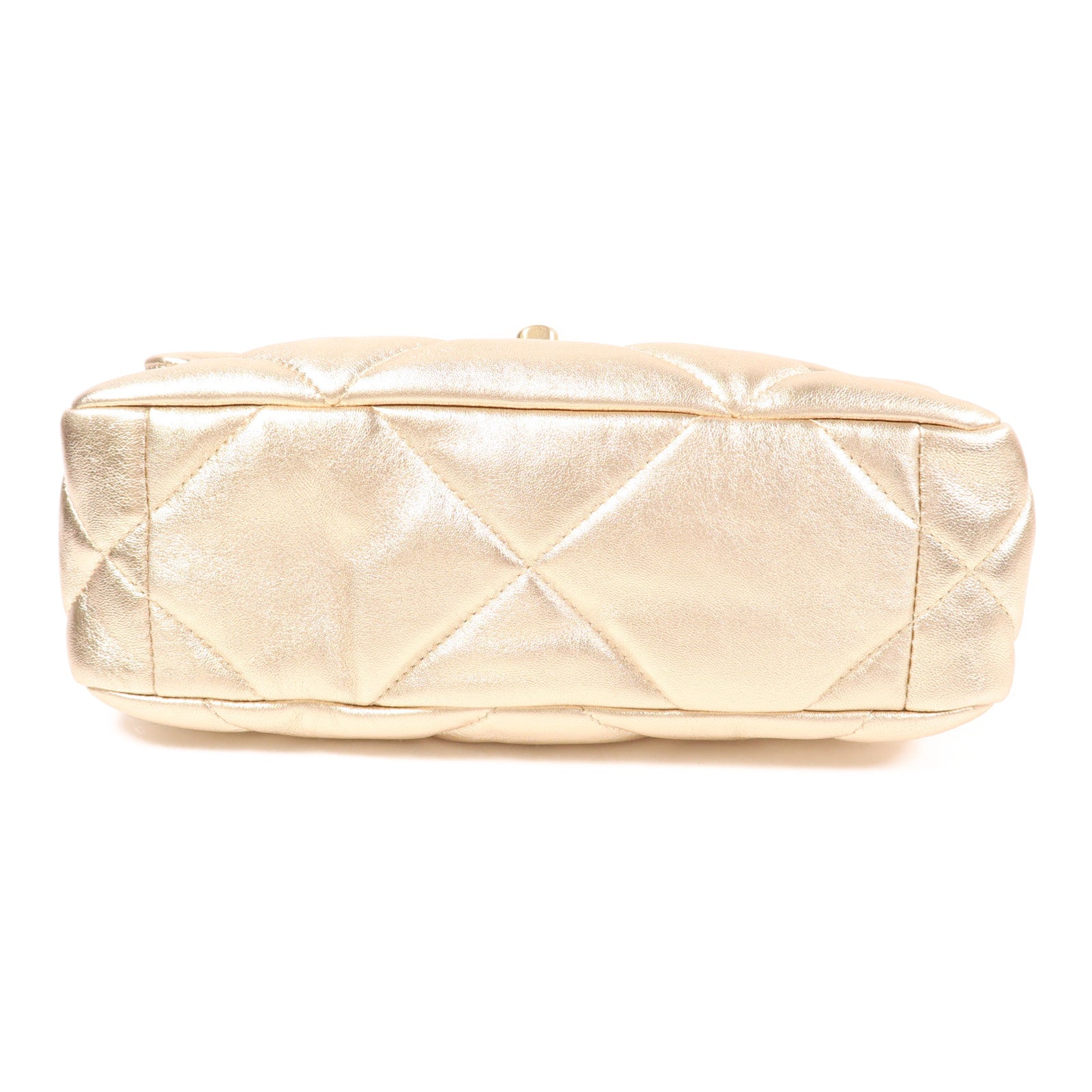 CHANEL 羊皮皮革C19 Small手挽肩背兩用袋