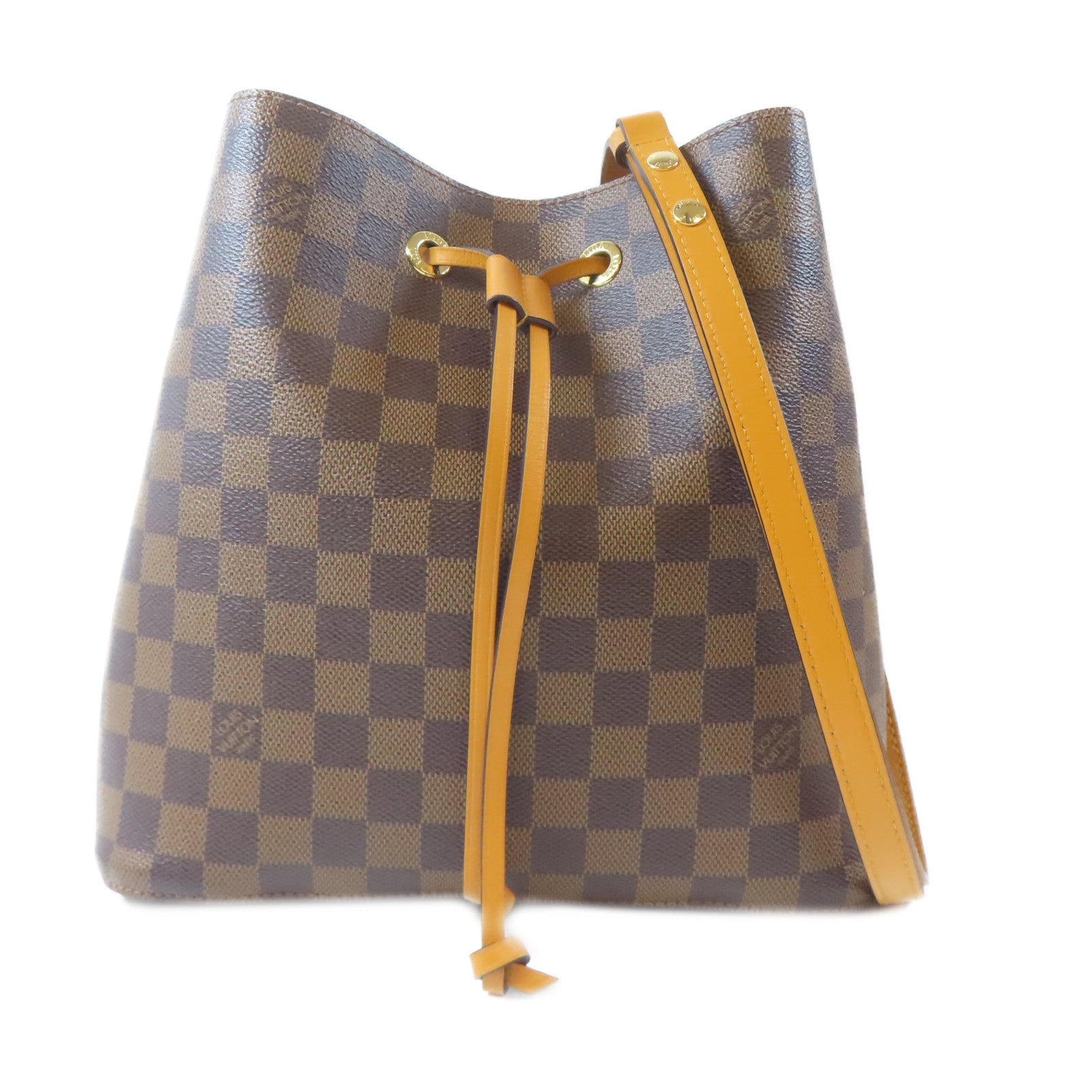 LOUIS VUITTON Damier Neo Noe金扣肩背袋啡色