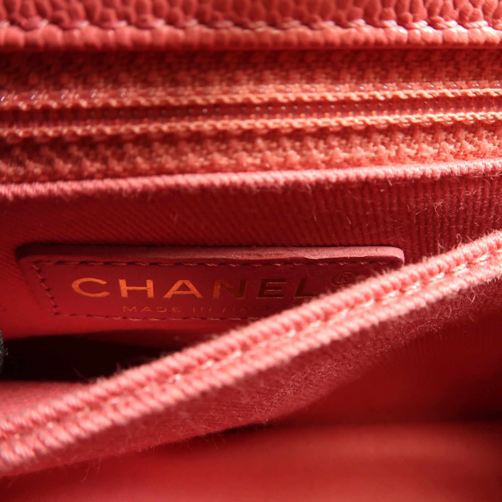 CHANEL 牛皮皮革Coco Handle Small金扣鏈帶手挽肩背兩用袋