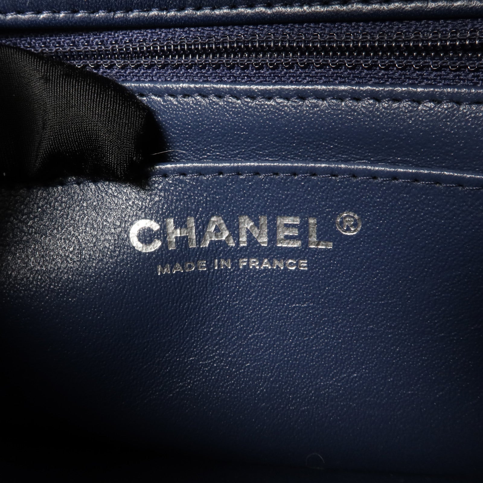 CHANEL 斜紋軟呢/亮片Mini Classic 20鏈帶肩背袋