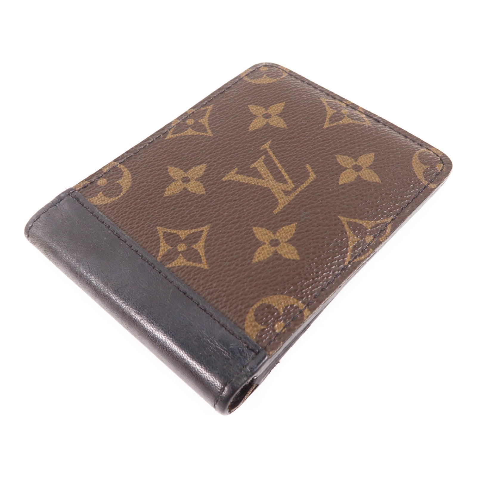 LOUIS VUITTON LV Gasper Wallet M93801 Monogram Macassar Brown