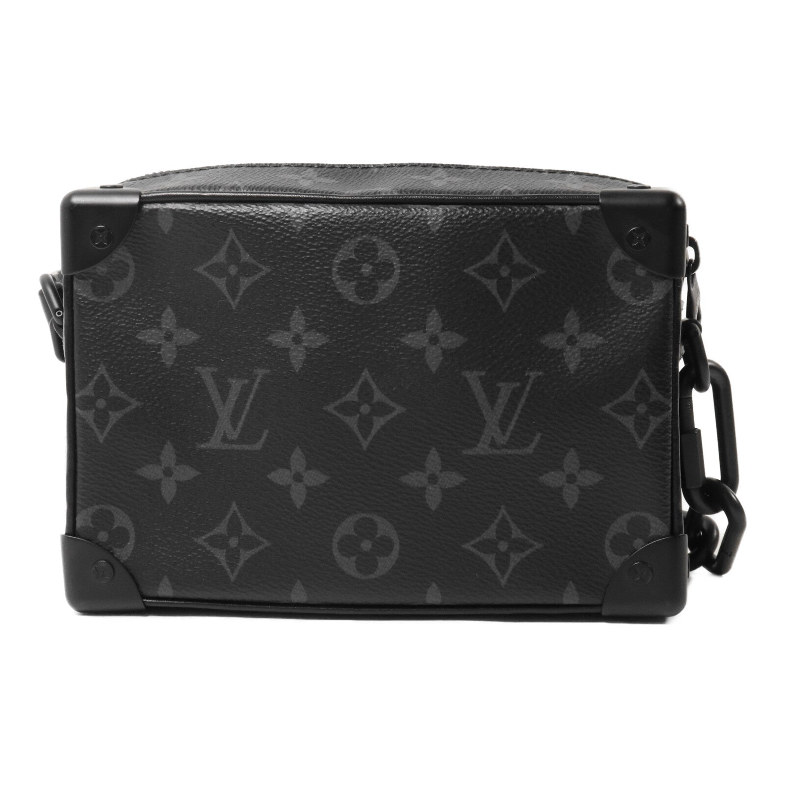 LOUIS VUITTON Monogram Eclipse Mini Soft Trunk肩背袋