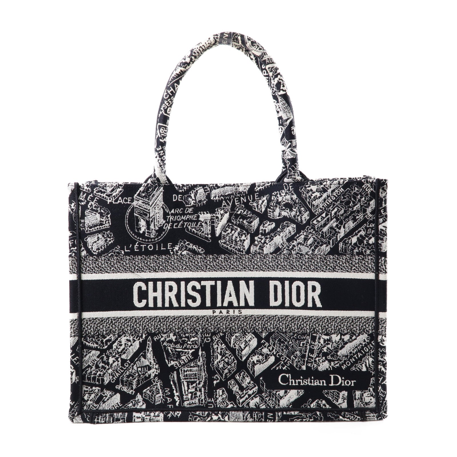 Dior 帆布Book Tote手挽袋黑色