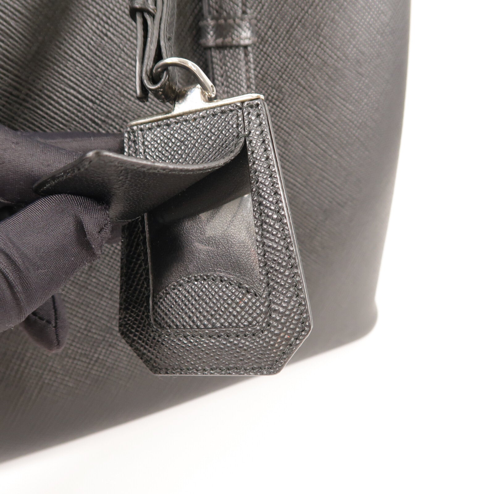 PRADA Saffiano皮革Saffiano Cuir Double Bag手挽袋