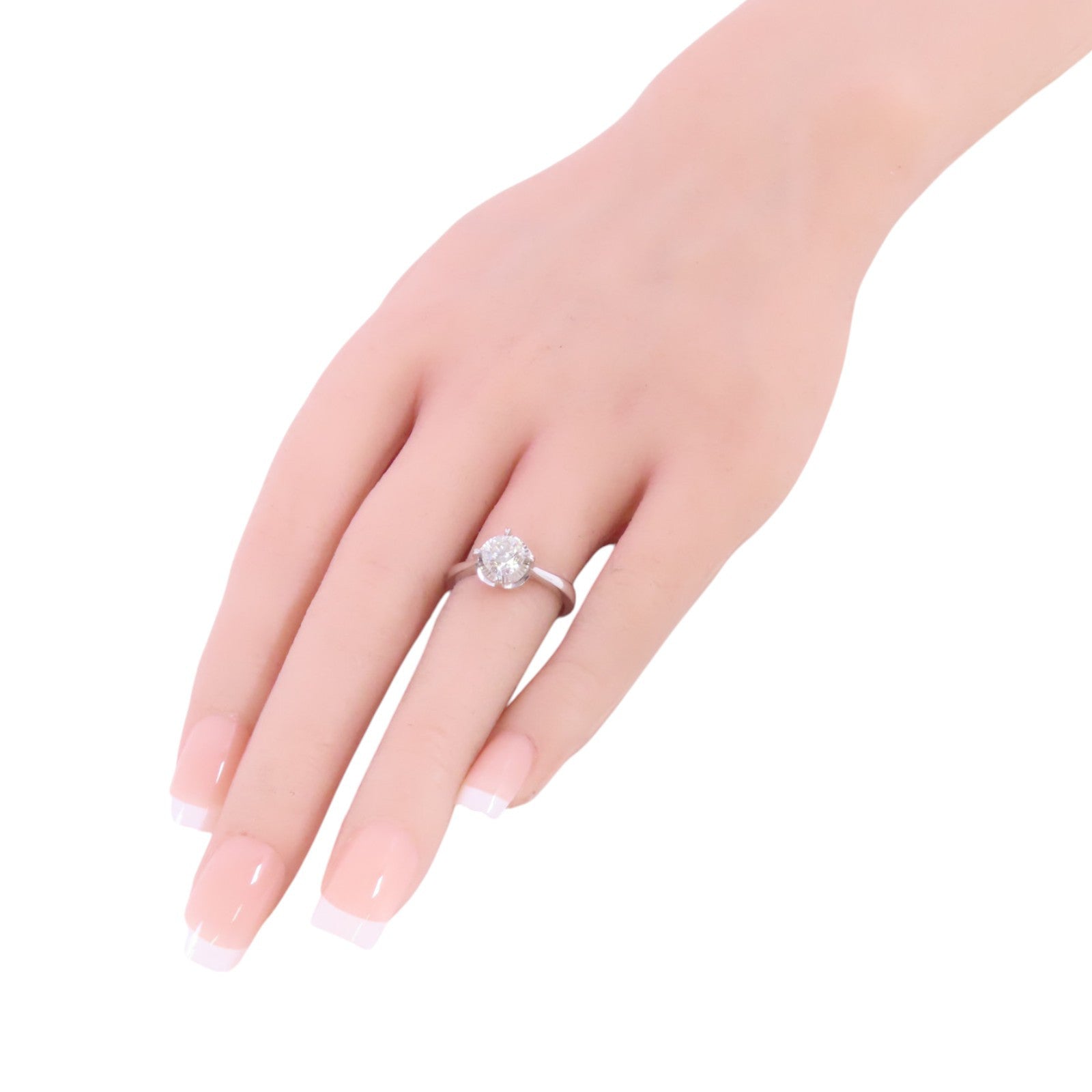 JEWELRY 18K白金/鑽石Diamond Ring戒指US#5.5
