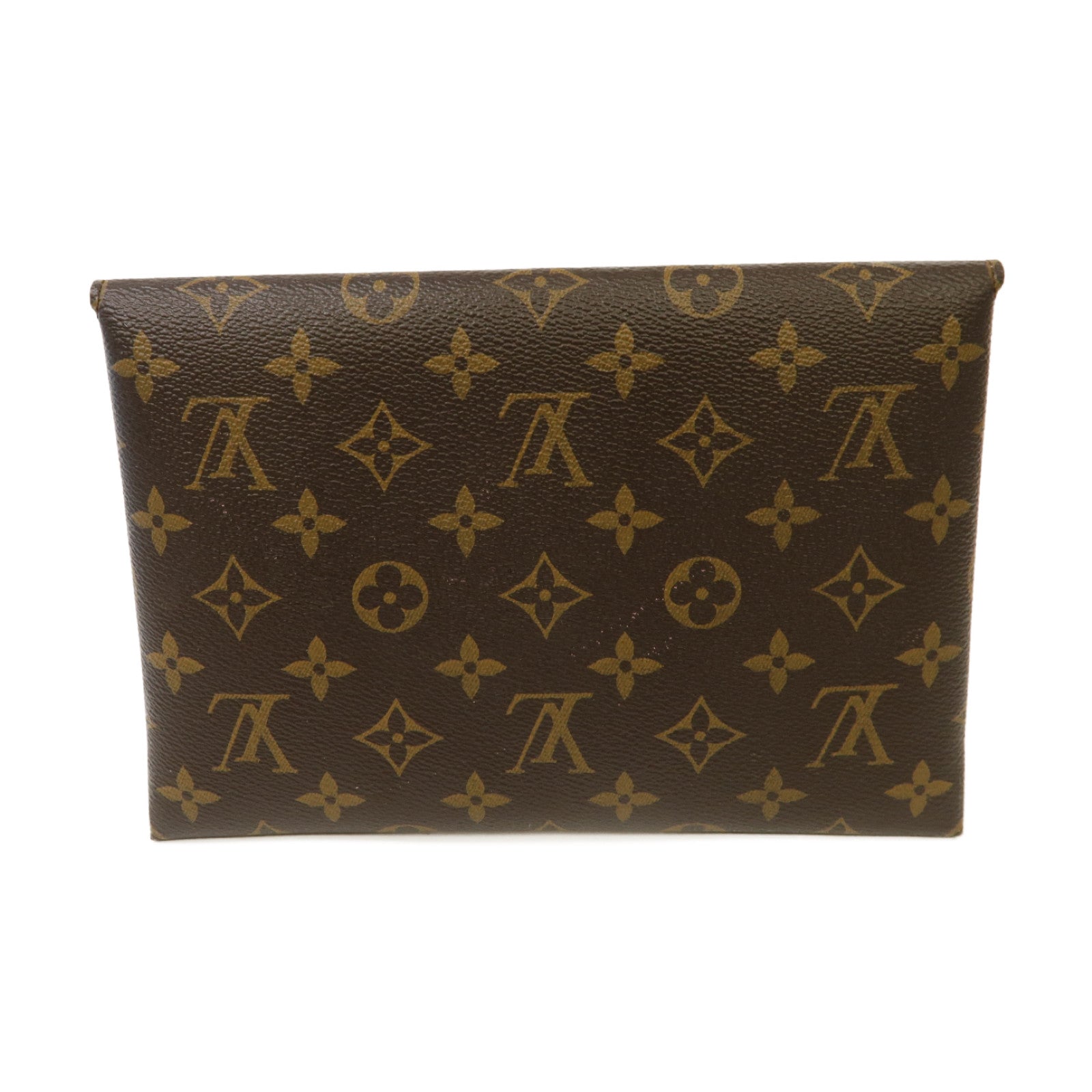 LOUIS VUITTON 【激減優惠】Monogram Kirigami Pochette金扣手拿包啡色