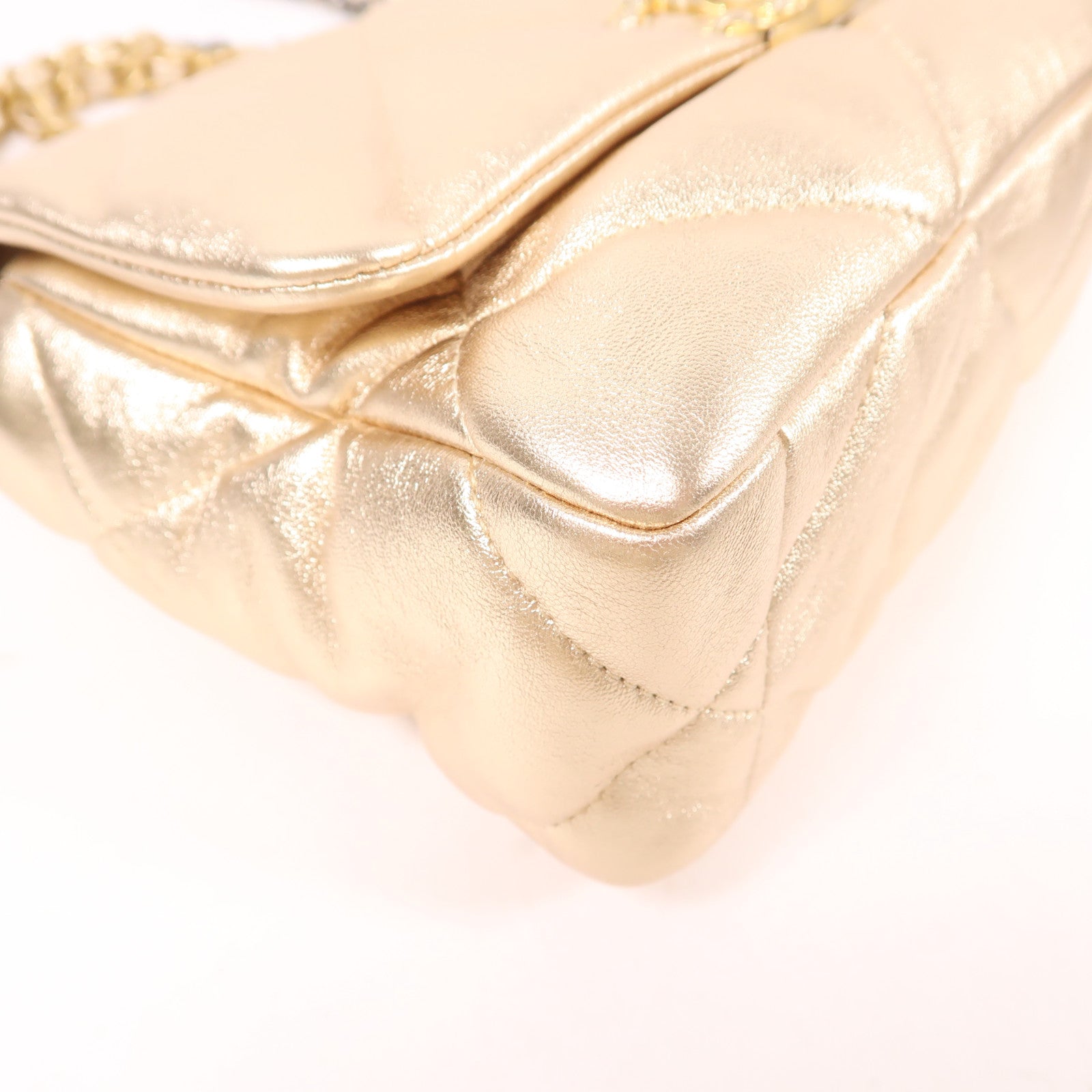 CHANEL 羊皮皮革C19 Small手挽肩背兩用袋