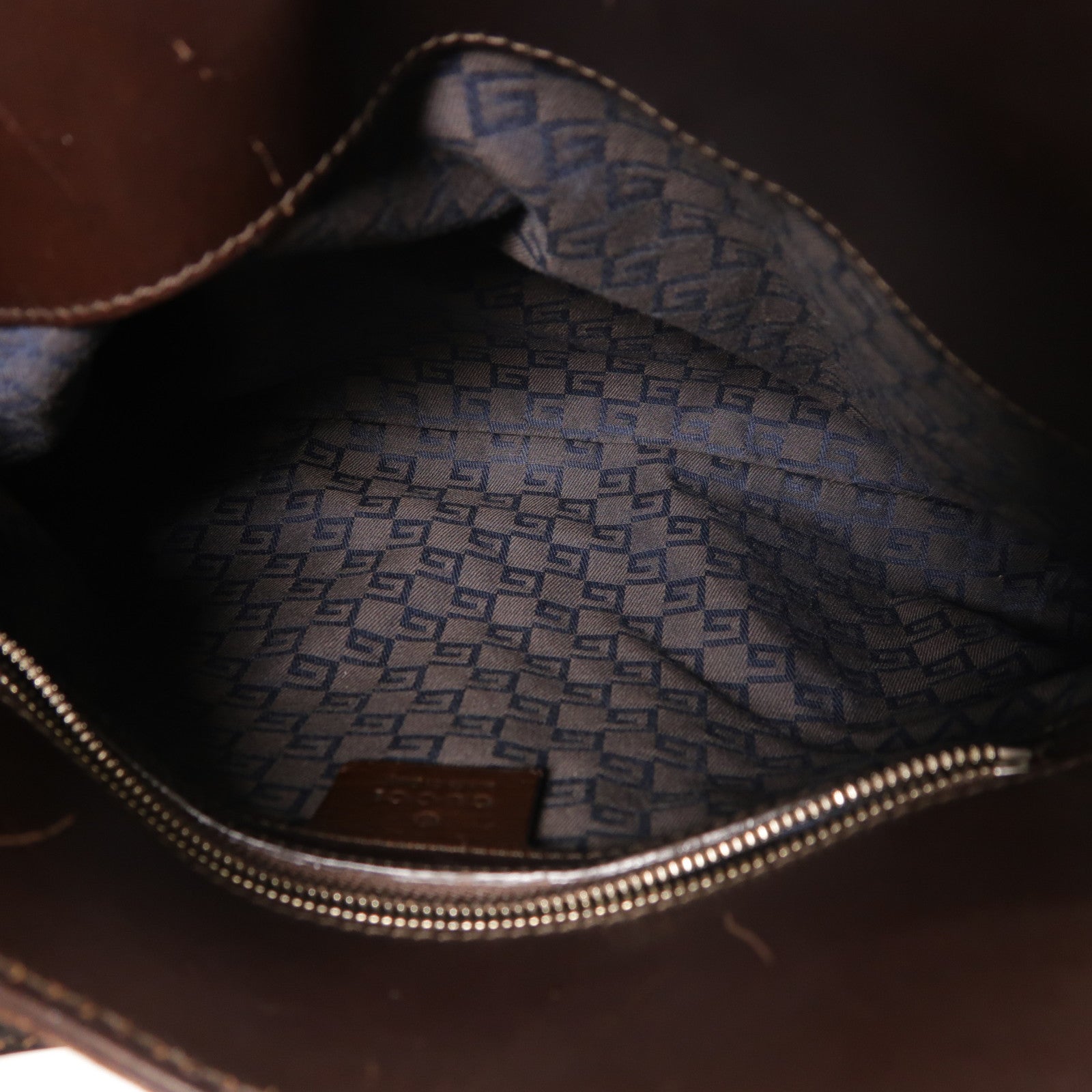 GUCCI 帆布2 Way Shoulder銀扣手挽肩背兩用袋