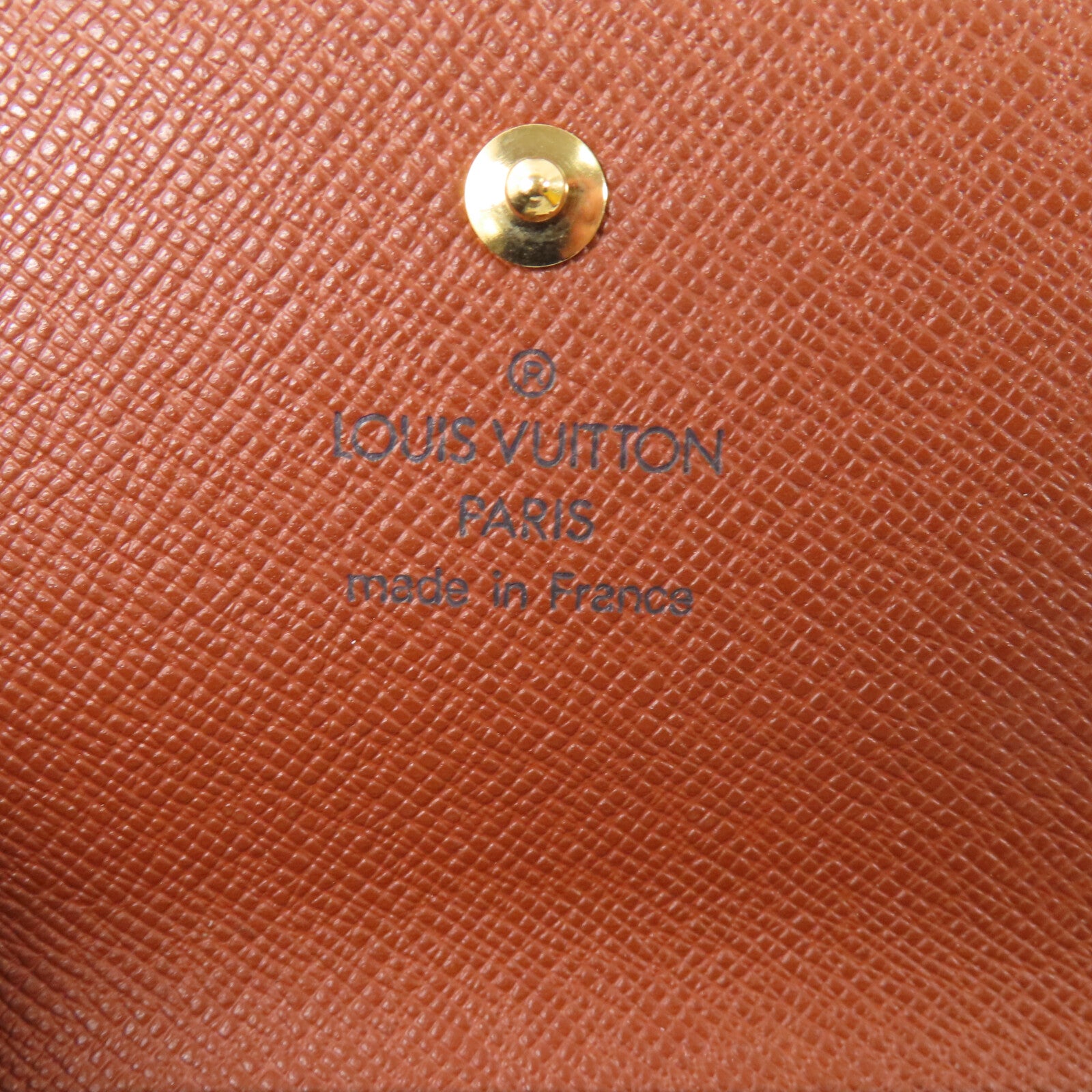 LOUIS VUITTON 【激減優惠】Monogram Carte Credit Wallet金扣短錢包
