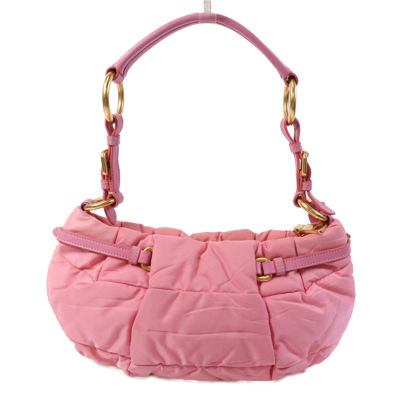 PRADA 尼龍Shoulder Bag金扣肩背袋